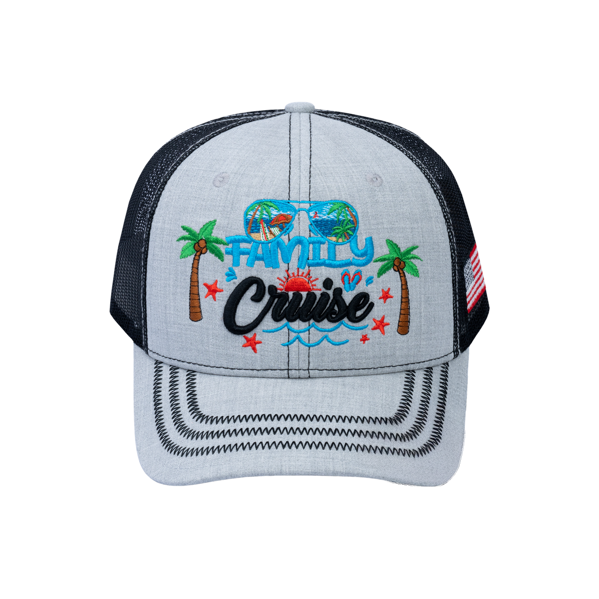 Family Cruise, Traveling 6-Panel Trucker Hat