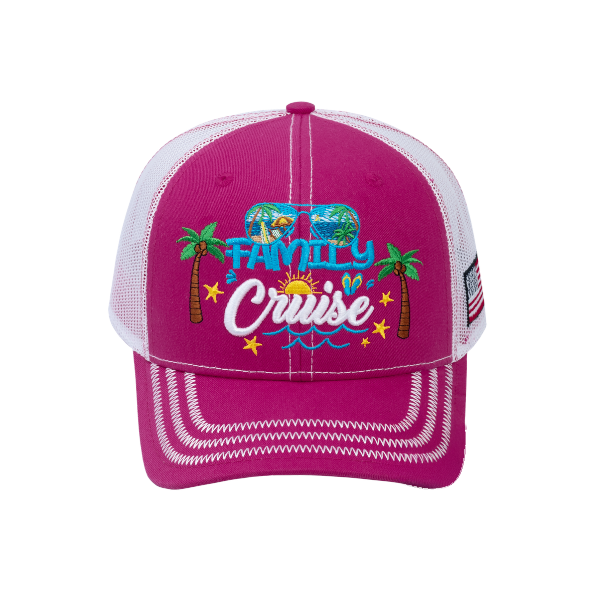 Family Cruise, Traveling 6-Panel Trucker Hat