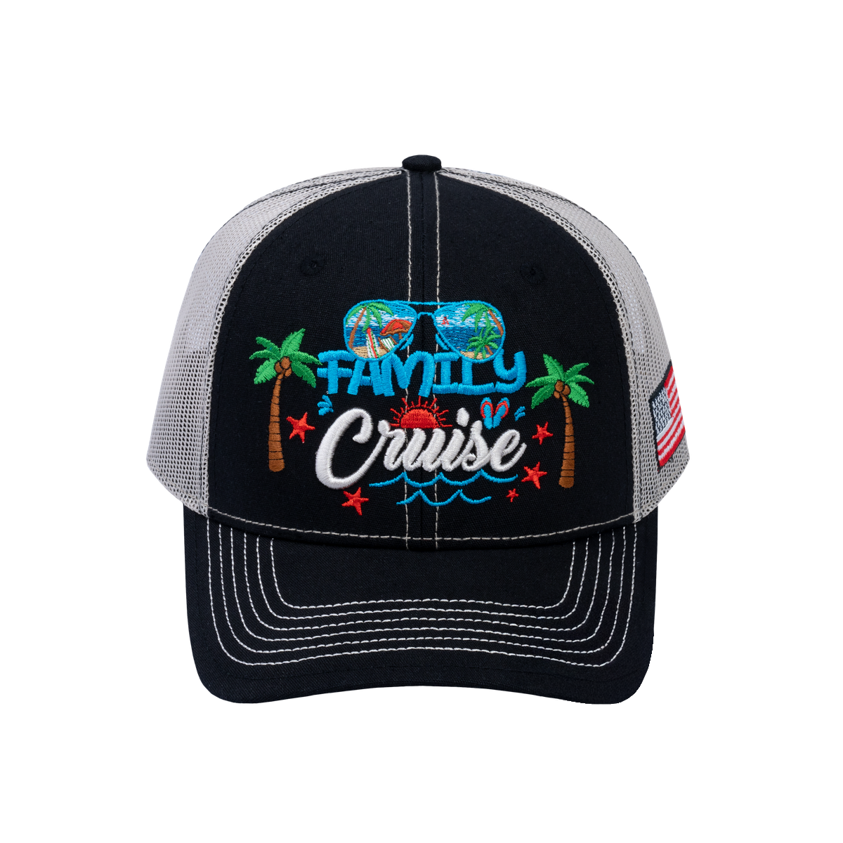 Family Cruise, Traveling 6-Panel Trucker Hat