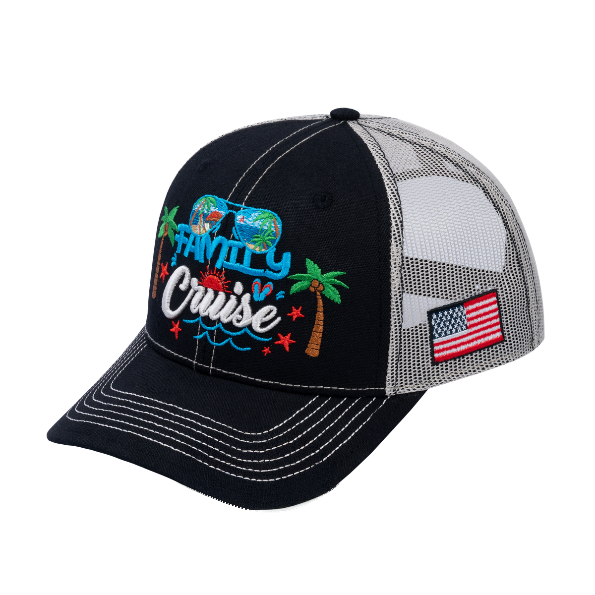 Family Cruise, Traveling 6-Panel Trucker Hat