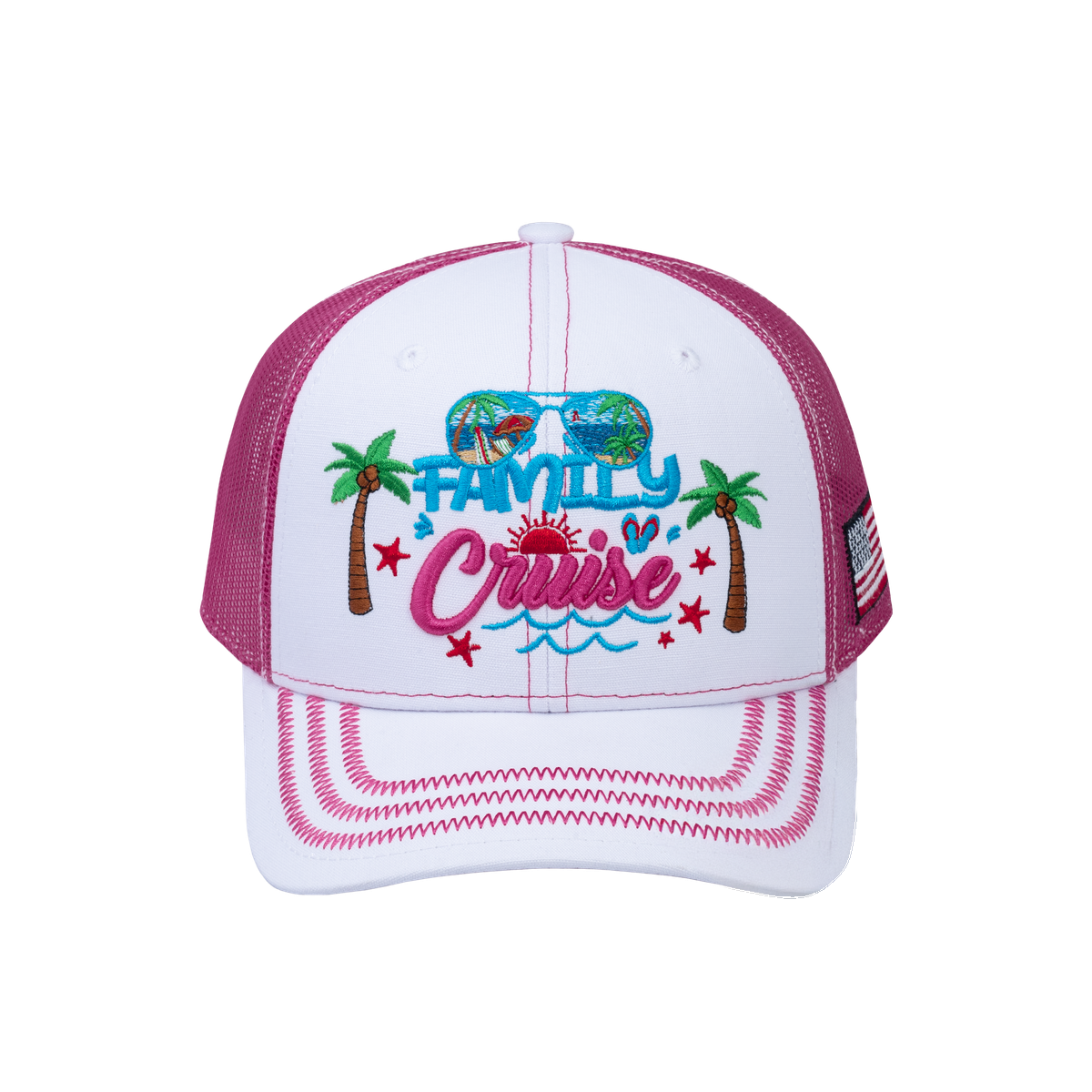 Family Cruise, Traveling 6-Panel Trucker Hat