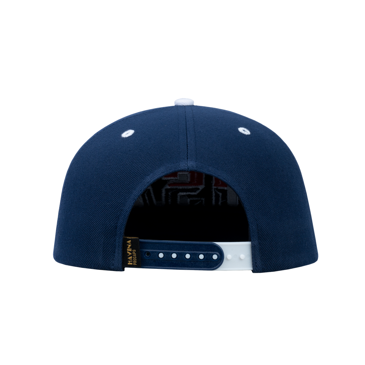Unisex Embroidered Classic US American Flag, 6-Panel Snap Baseball Cap, Navy, Adjustable Fit