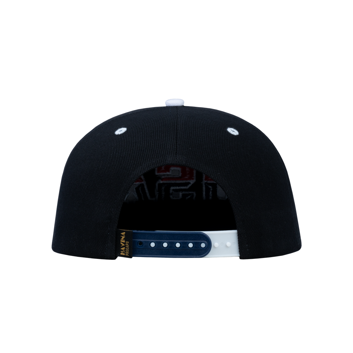Unisex Embroidered Classic US American Flag, 6-Panel Snap Baseball Cap, Black, Adjustable Fit