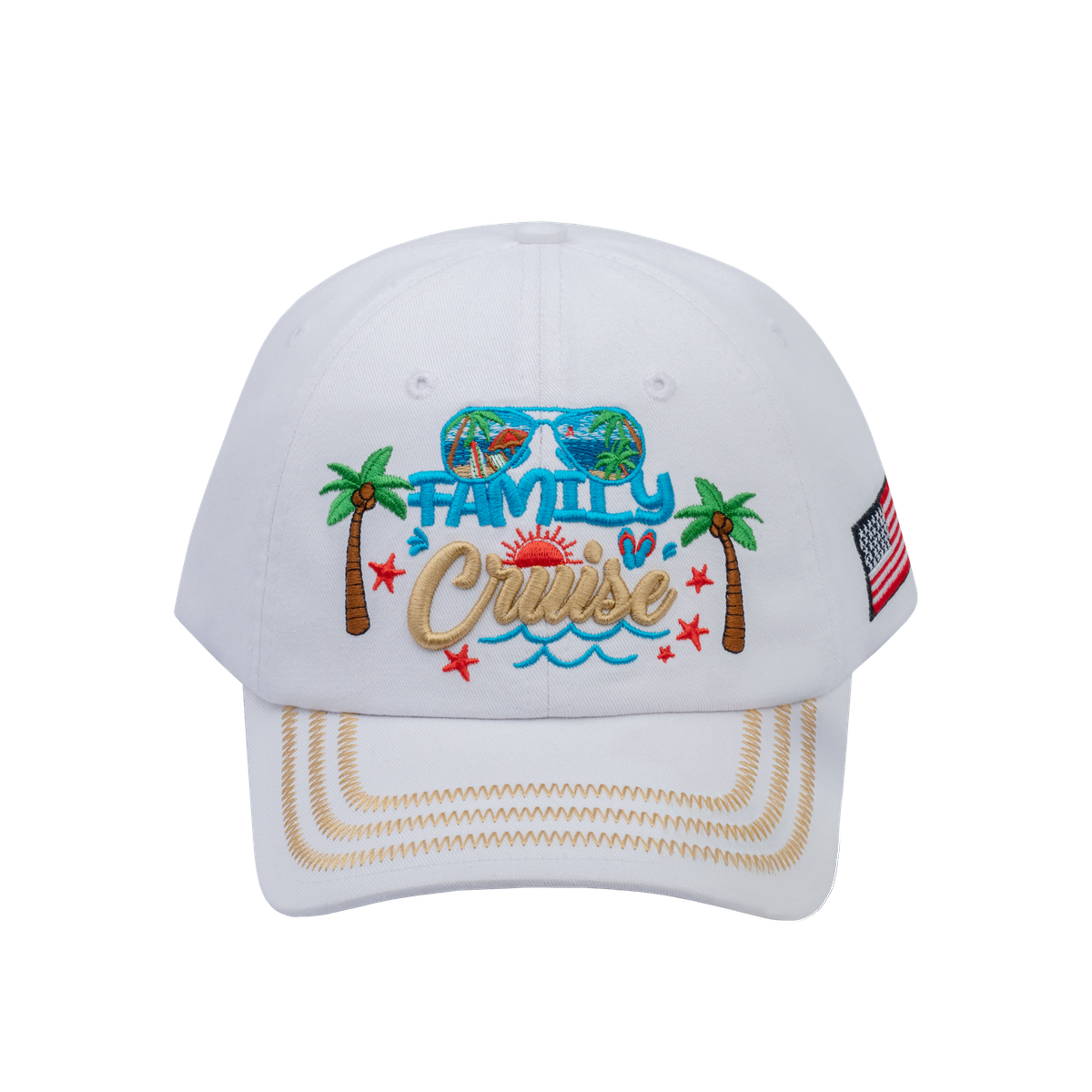 Family Cruise, Traveling 6-Panel Baseball Cap