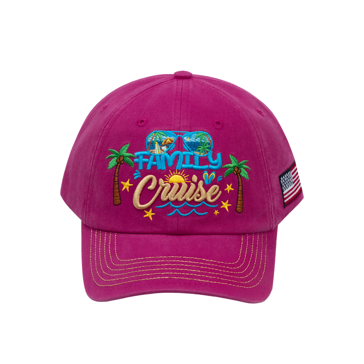 Family Cruise, Traveling 6-Panel Baseball Cap