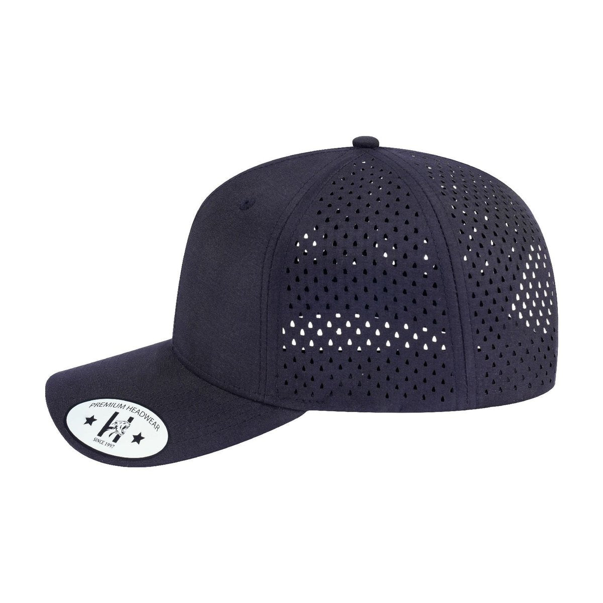 Blank 6-Panel Microfiber Laser Hole Trucker Hat