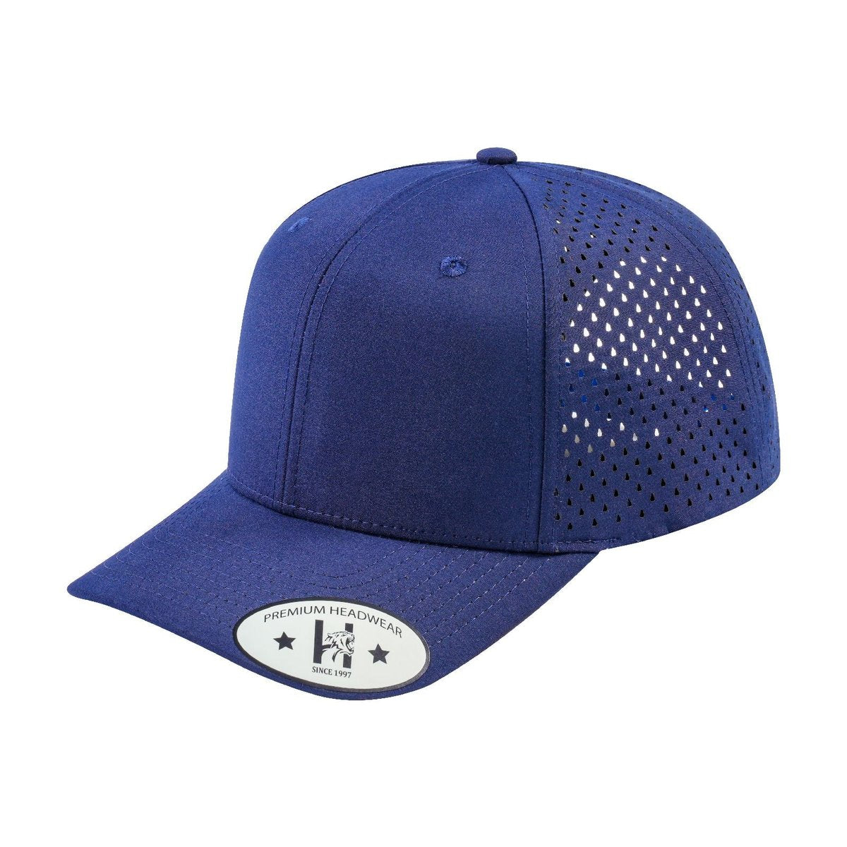 Blank 6-Panel Microfiber Laser Hole Trucker Hat