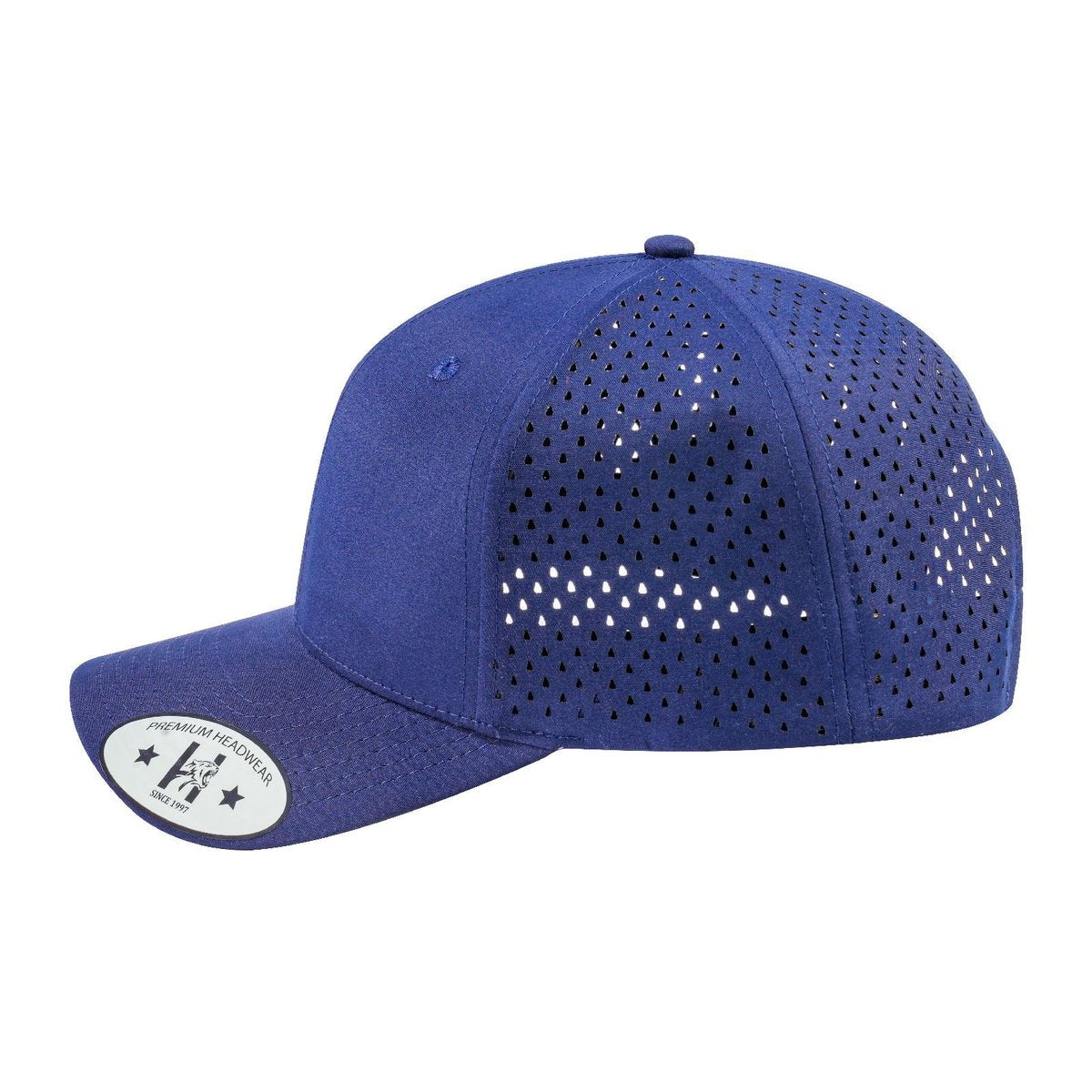 Blank 6-Panel Microfiber Laser Hole Trucker Hat
