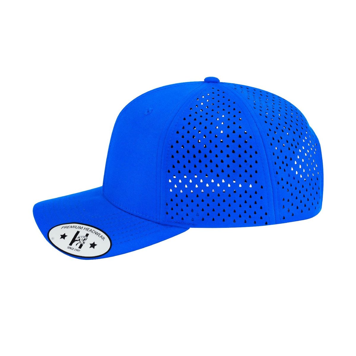 Blank 6-Panel Microfiber Laser Hole Trucker Hat