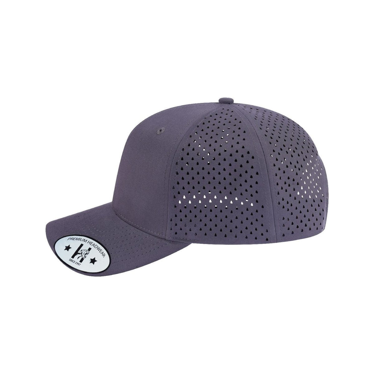 Blank 6-Panel Microfiber Laser Hole Trucker Hat