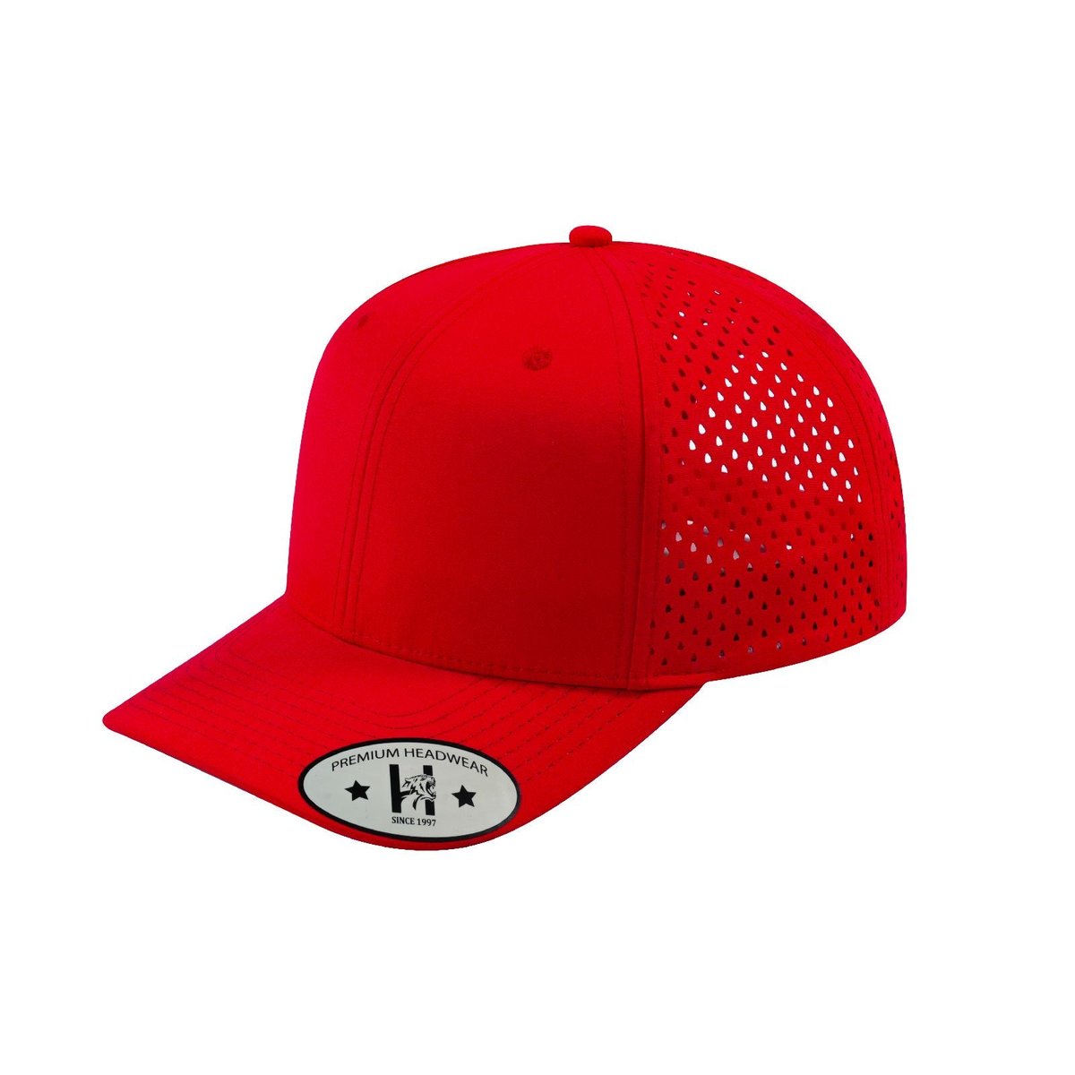 Blank 6-Panel Microfiber Laser Hole Trucker Hat