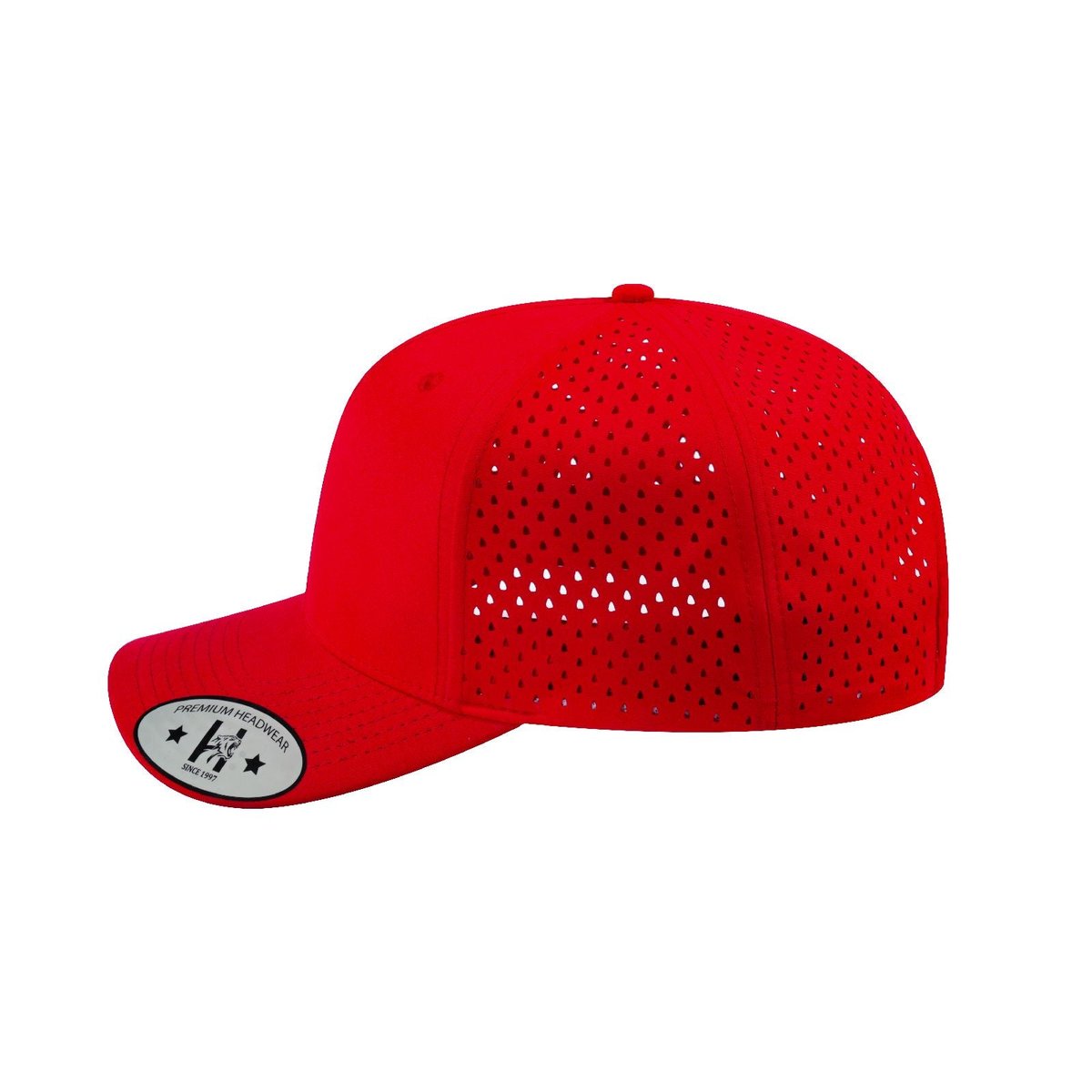 Blank 6-Panel Microfiber Laser Hole Trucker Hat