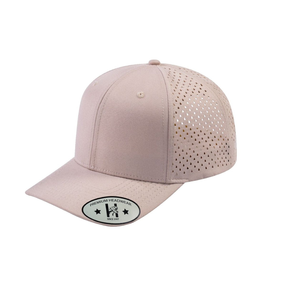 Blank 6-Panel Microfiber Laser Hole Trucker Hat