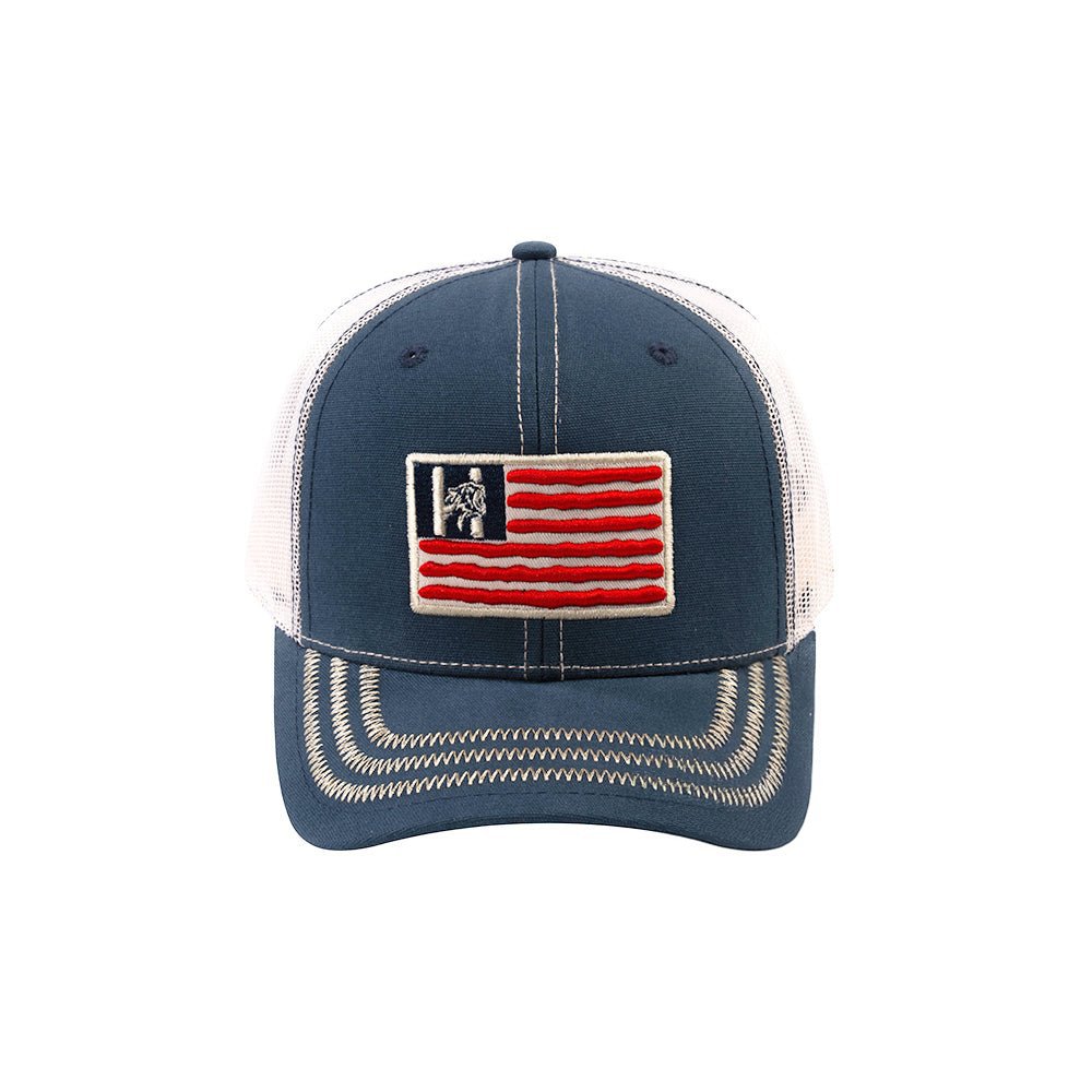 US Flag 6-Panel Trucker Hat