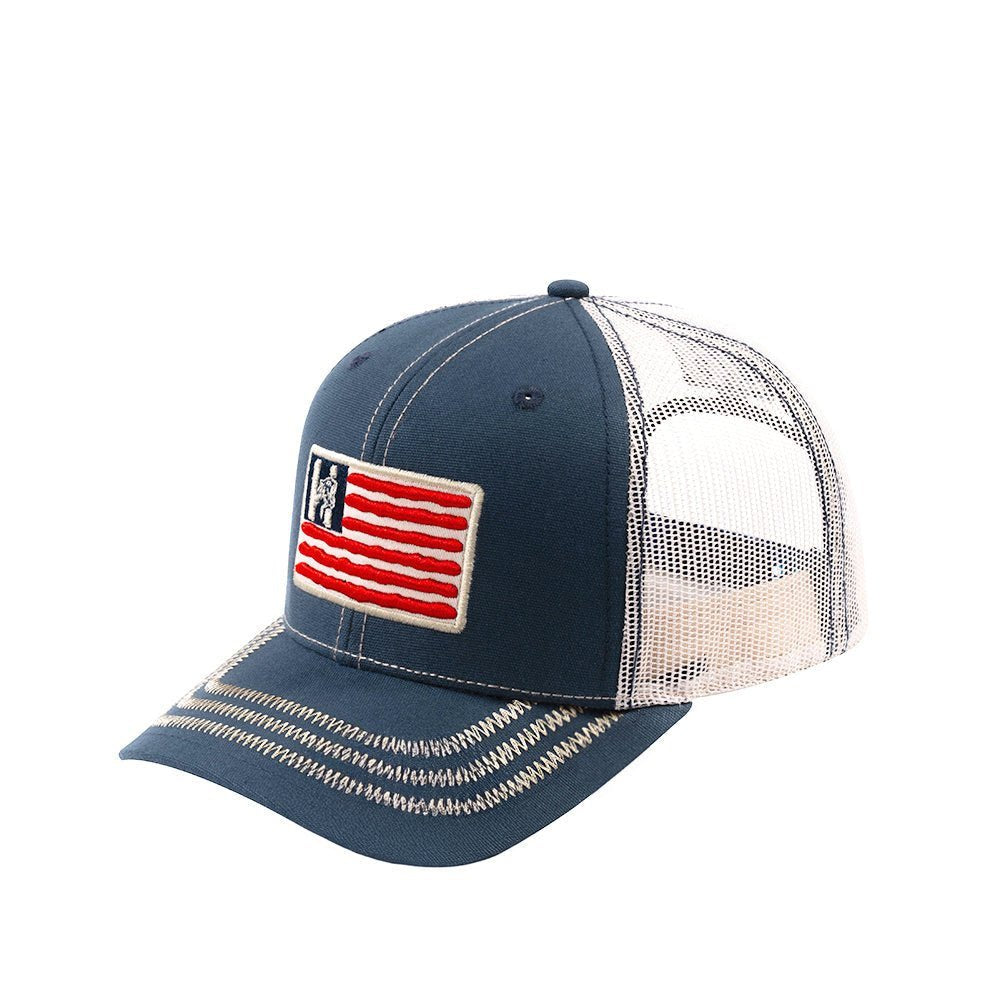 US Flag 6-Panel Trucker Hat