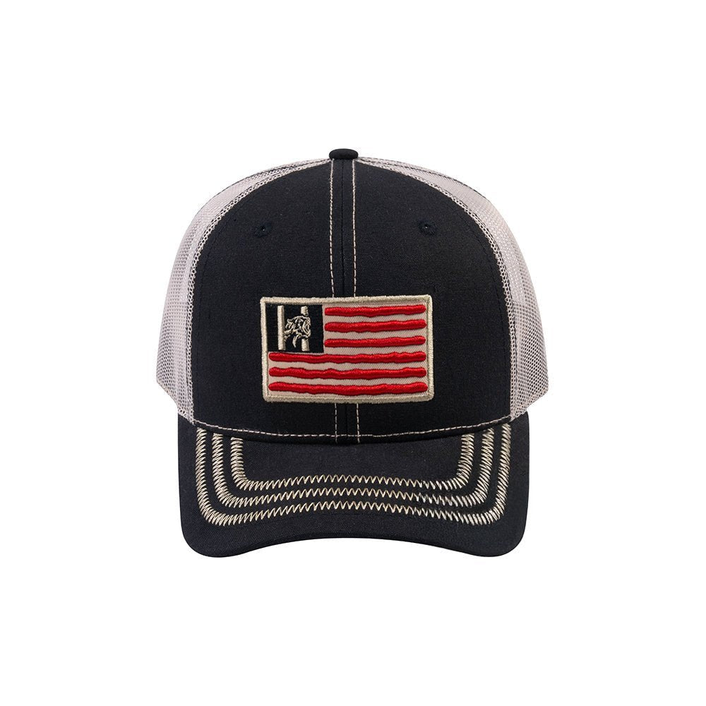US Flag 6-Panel Trucker Hat
