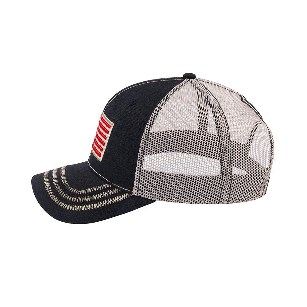 US Flag 6-Panel Trucker Hat