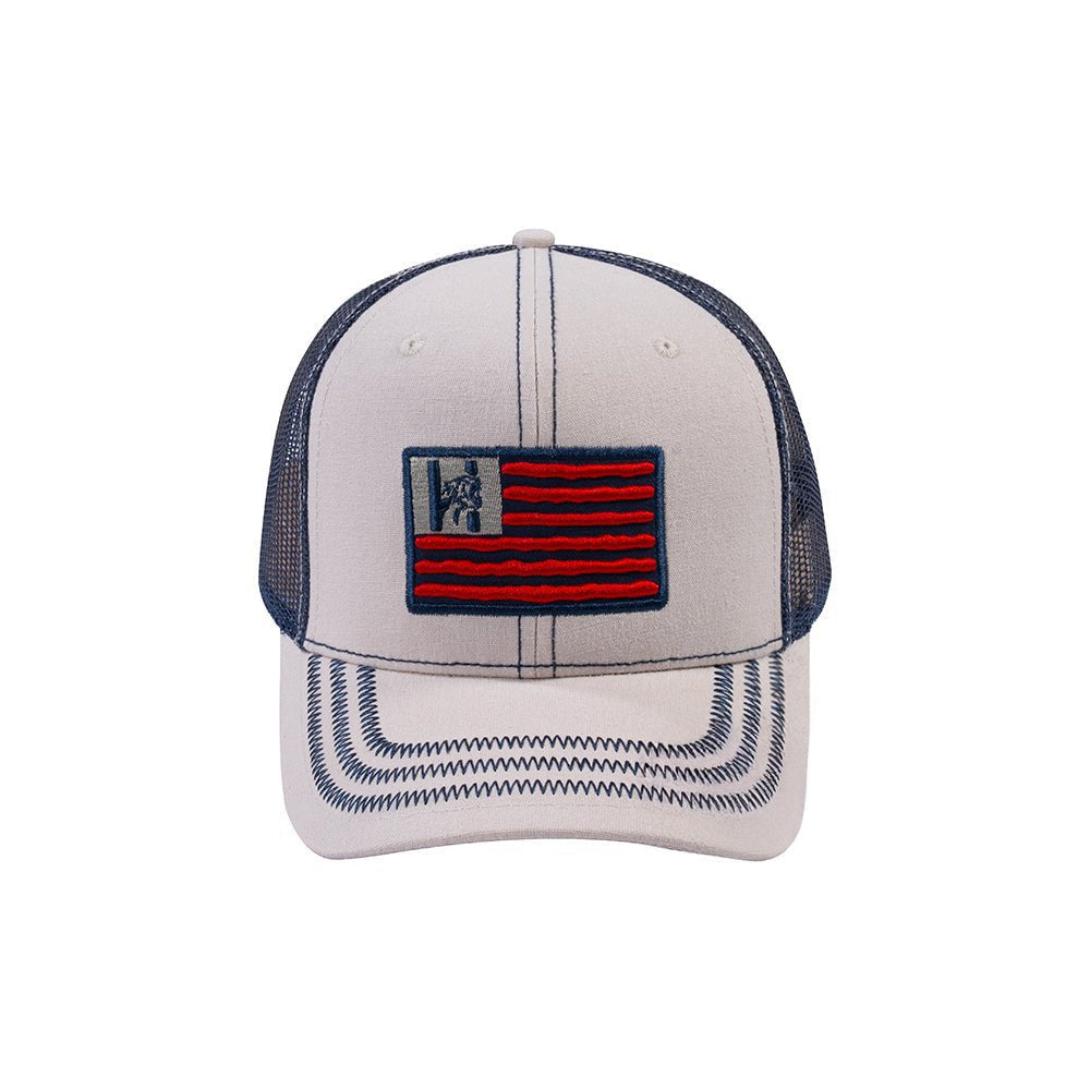 US Flag 6-Panel Trucker Hat
