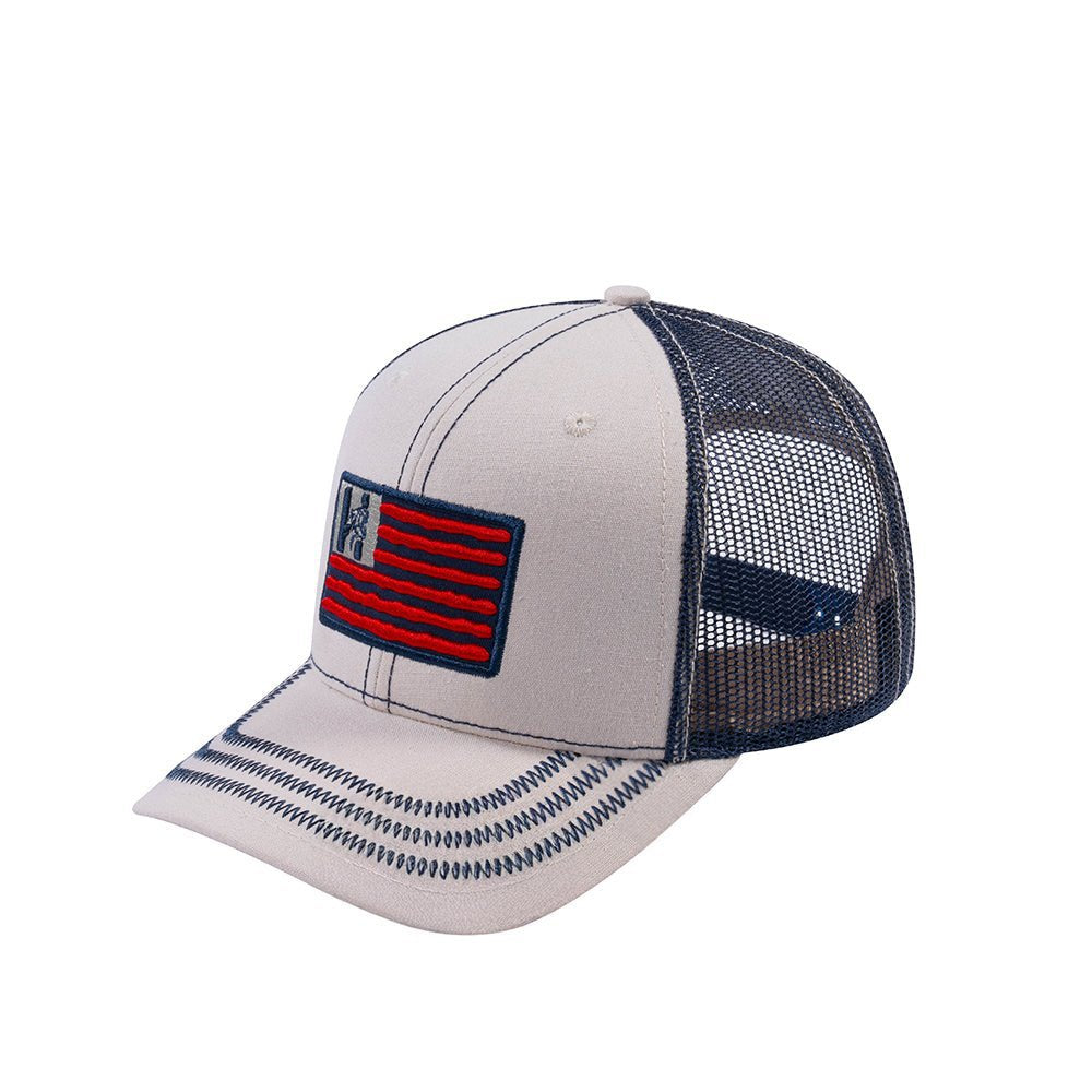 US Flag 6-Panel Trucker Hat