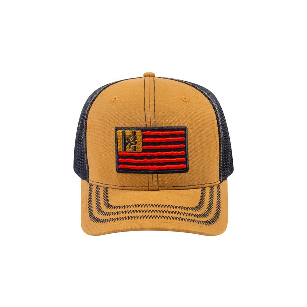 US Flag 6-Panel Trucker Hat