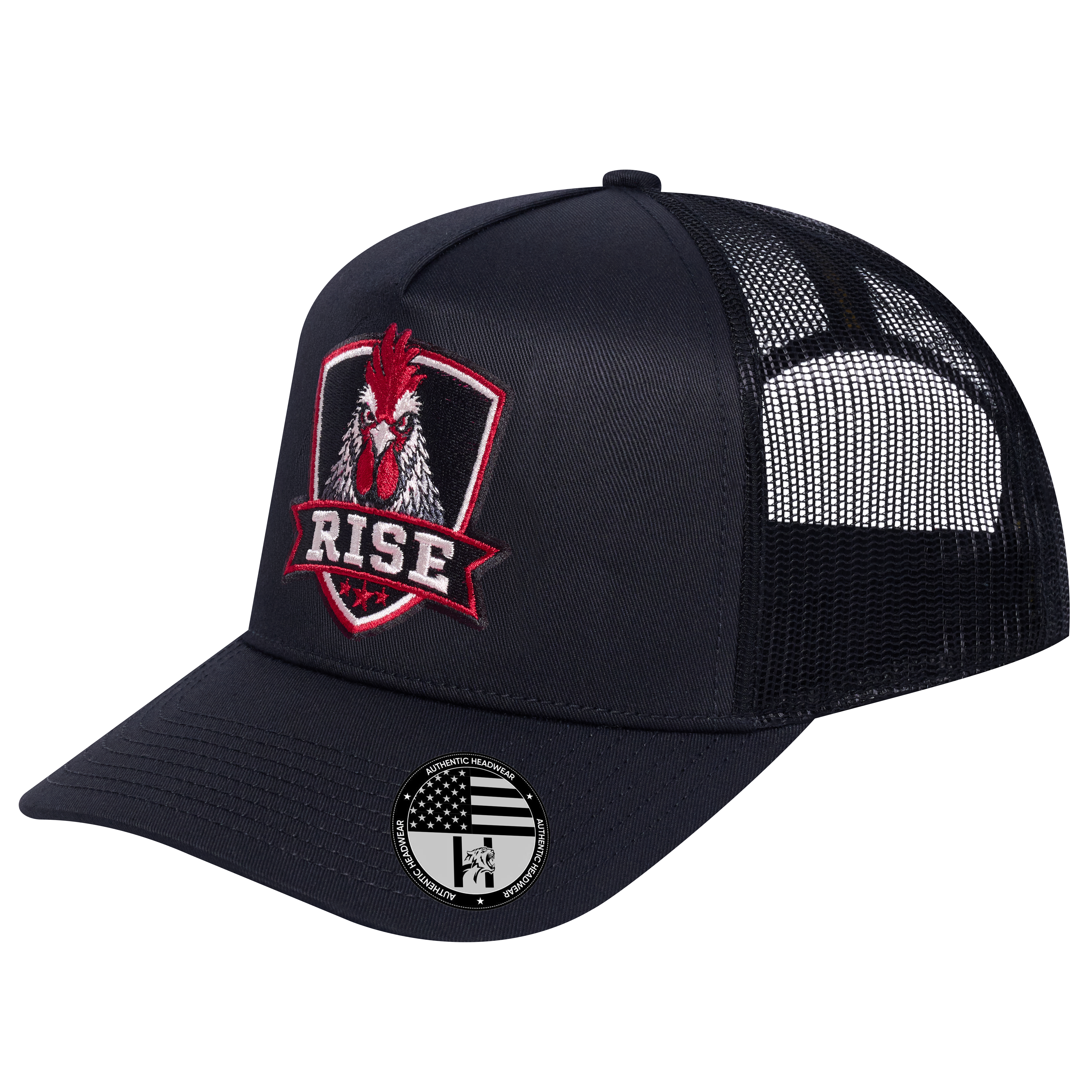 The Rise Rooster 5-Panel Trucker Hat