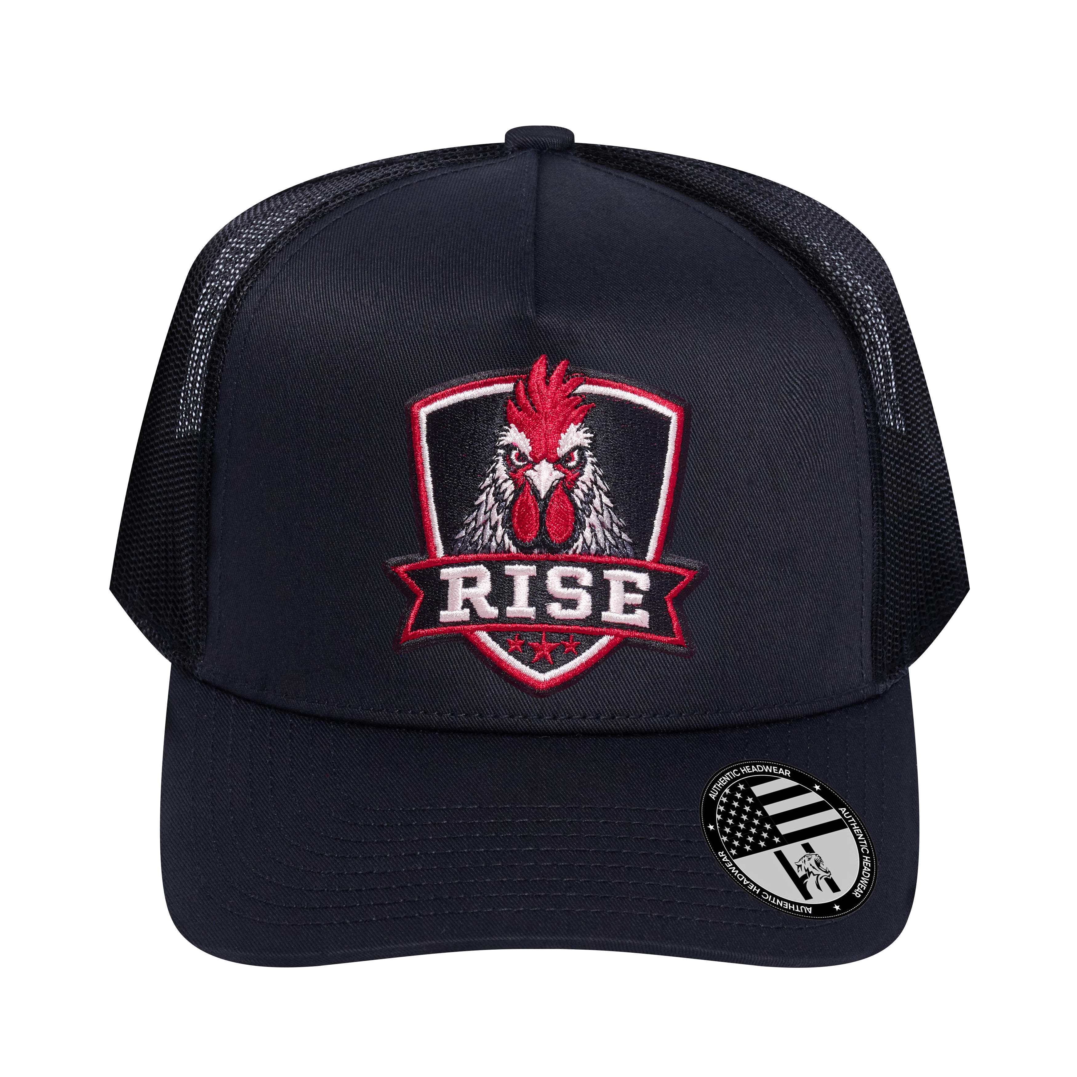 The Rise Rooster 5-Panel Trucker Hat