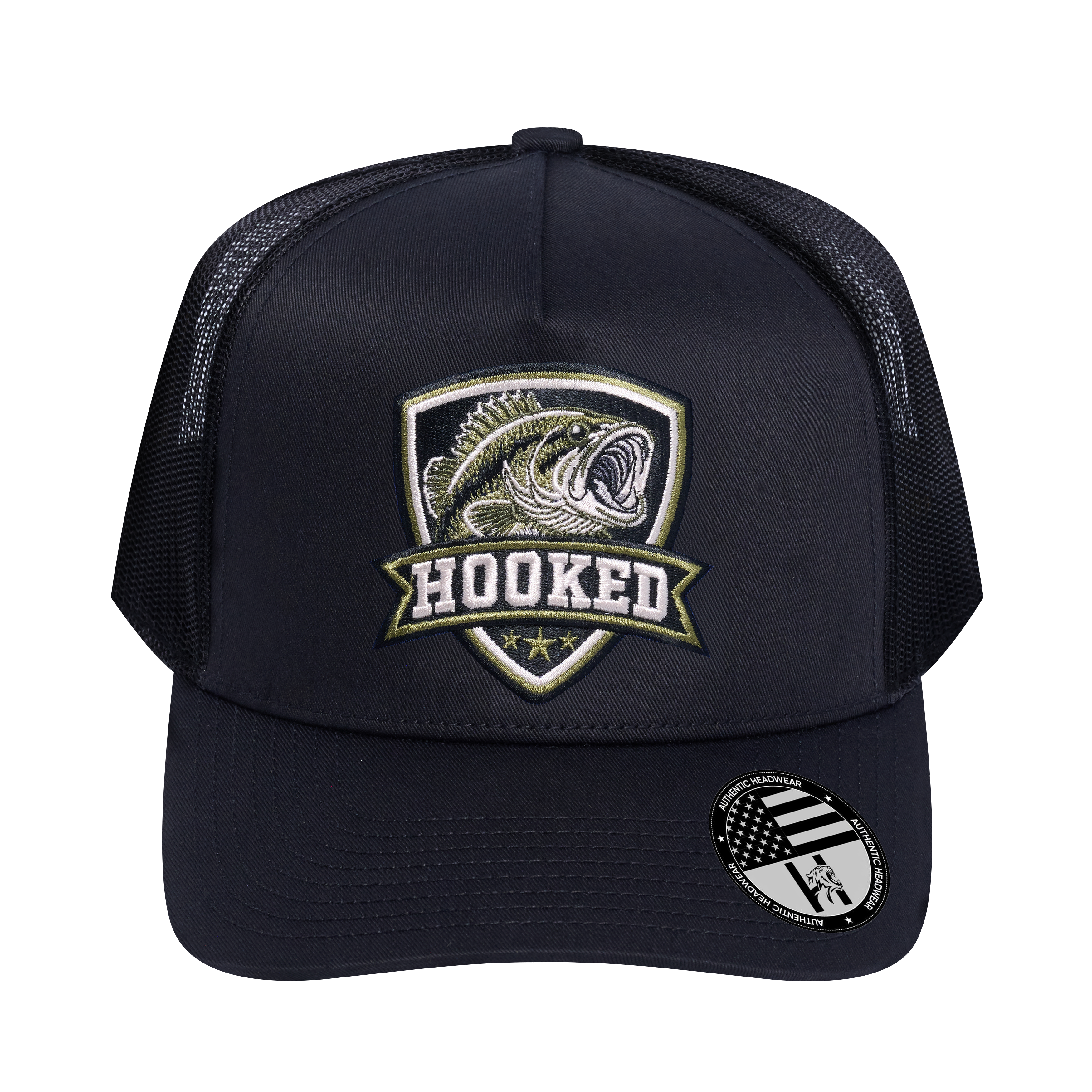 The Hooked Fishing 5-Panel Trucker Hat