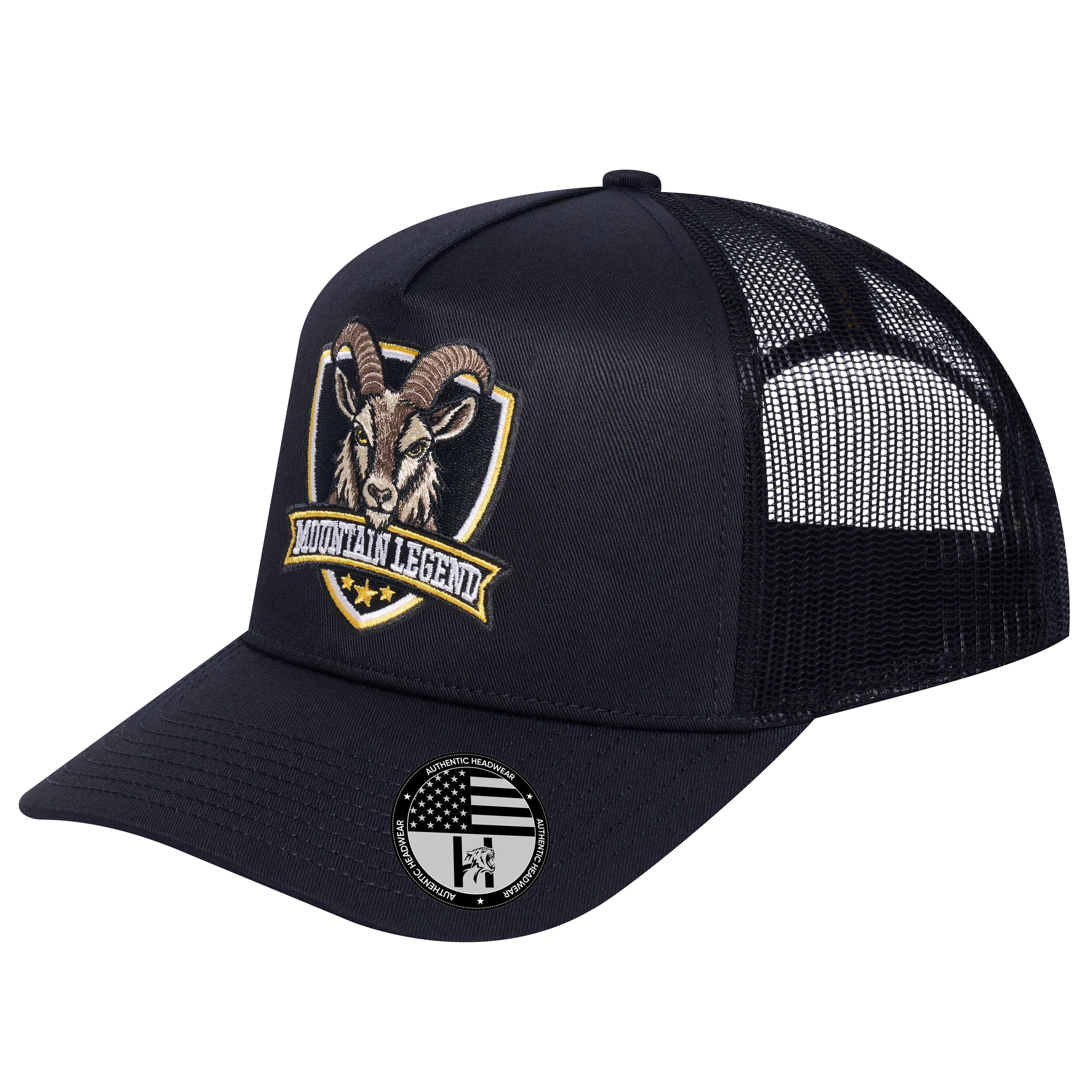 The Mountain Legend Goat 5-Panel Trucker Hat