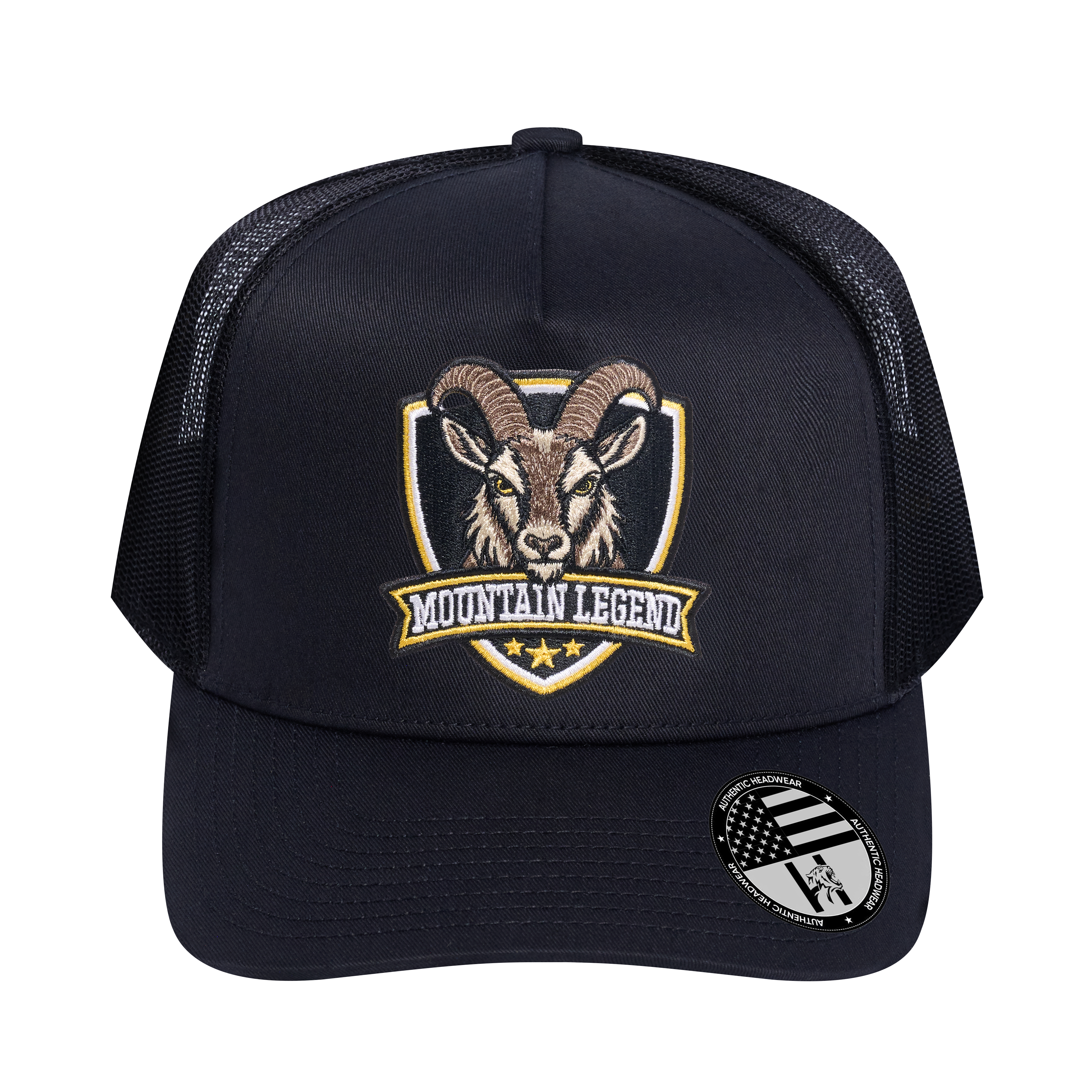 The Mountain Legend Goat 5-Panel Trucker Hat