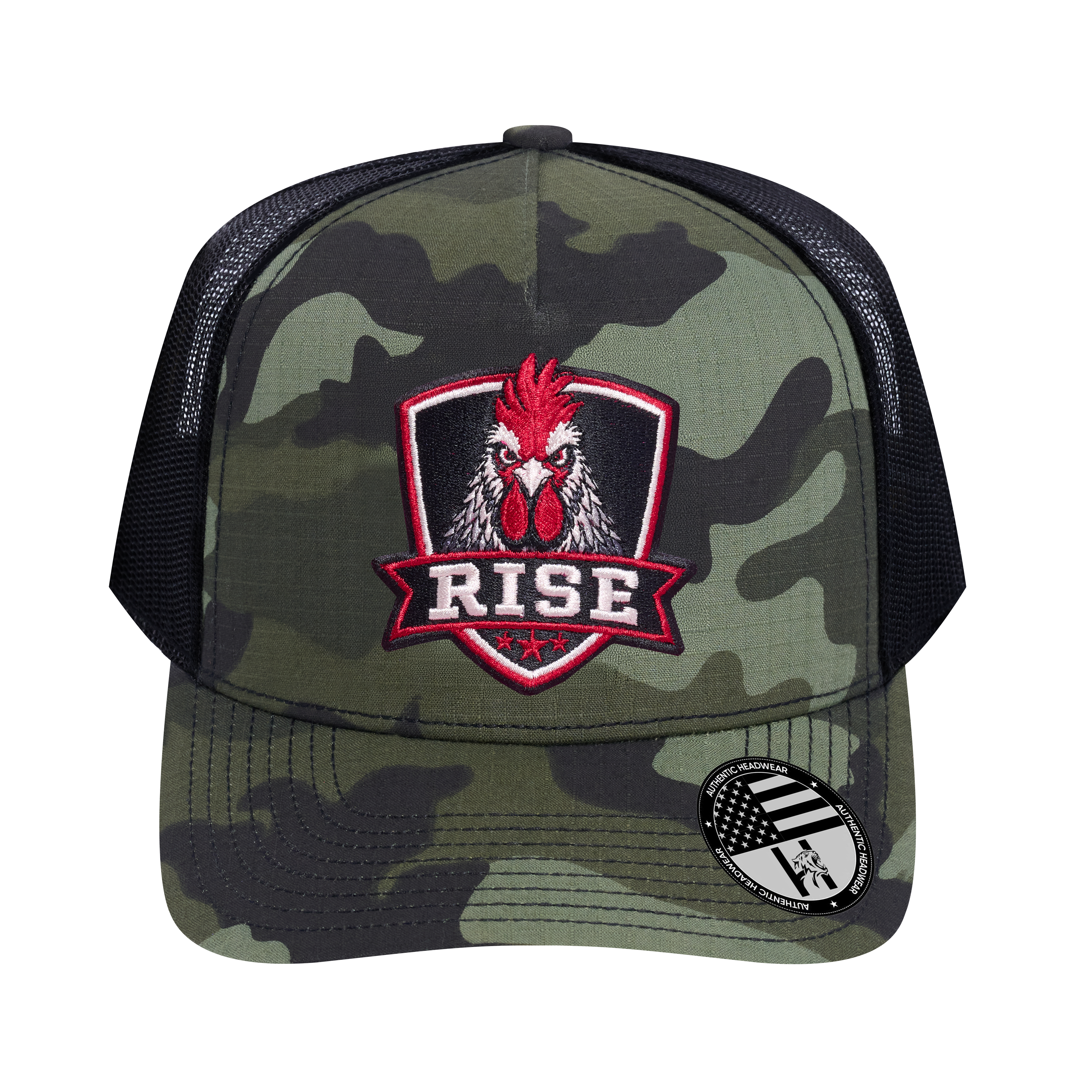 The Rise Rooster 5-Panel Trucker Hat