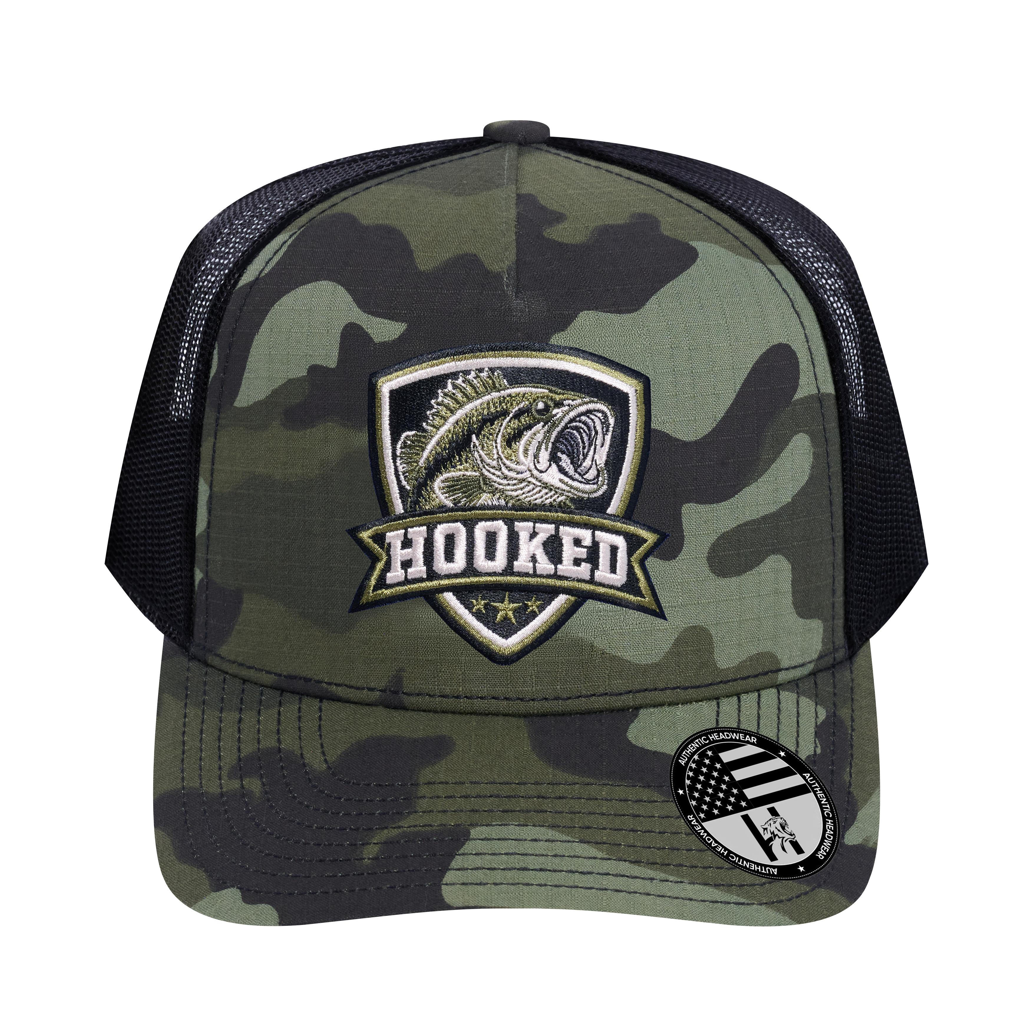 The Hooked Fishing 5-Panel Trucker Hat