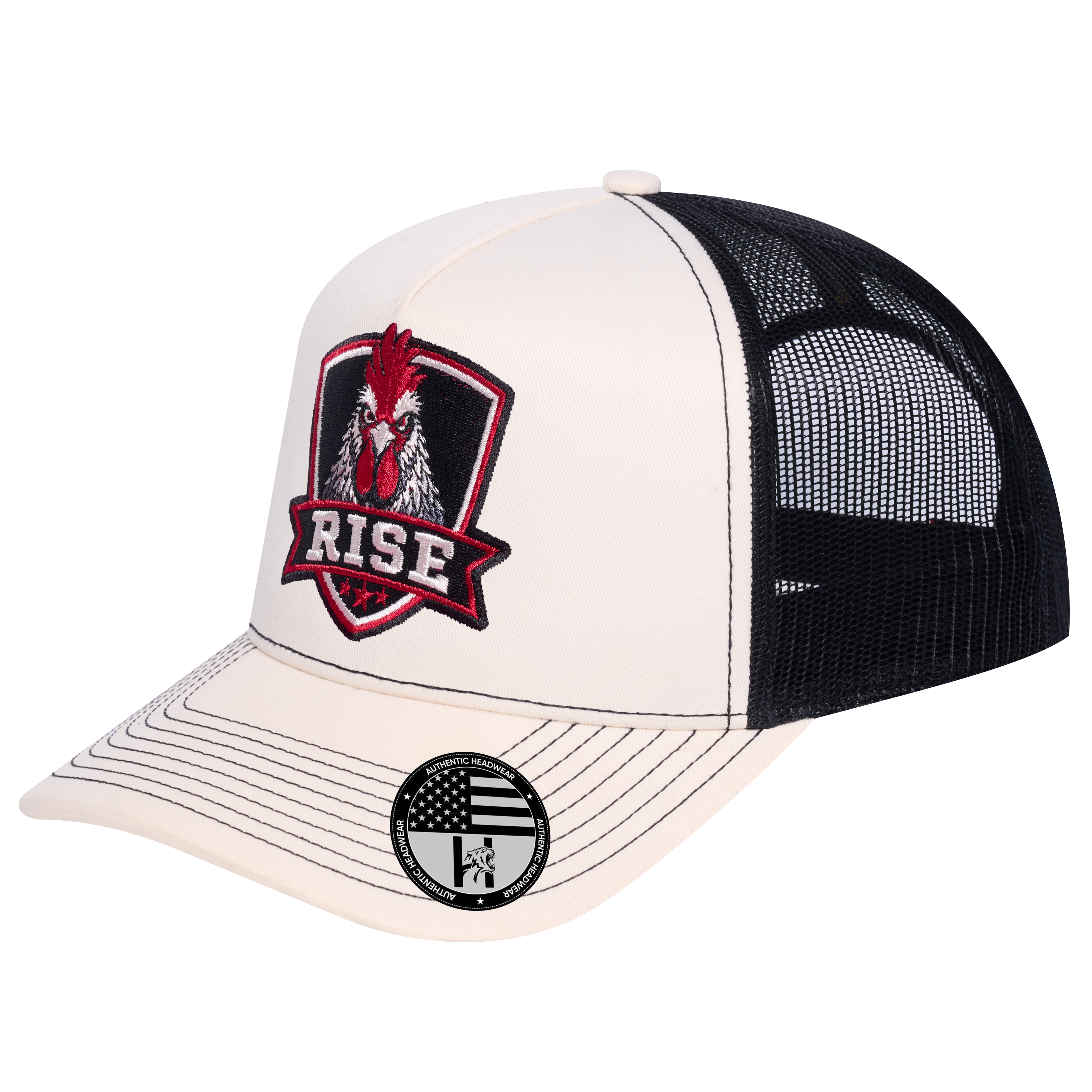 The Rise Rooster 5-Panel Trucker Hat