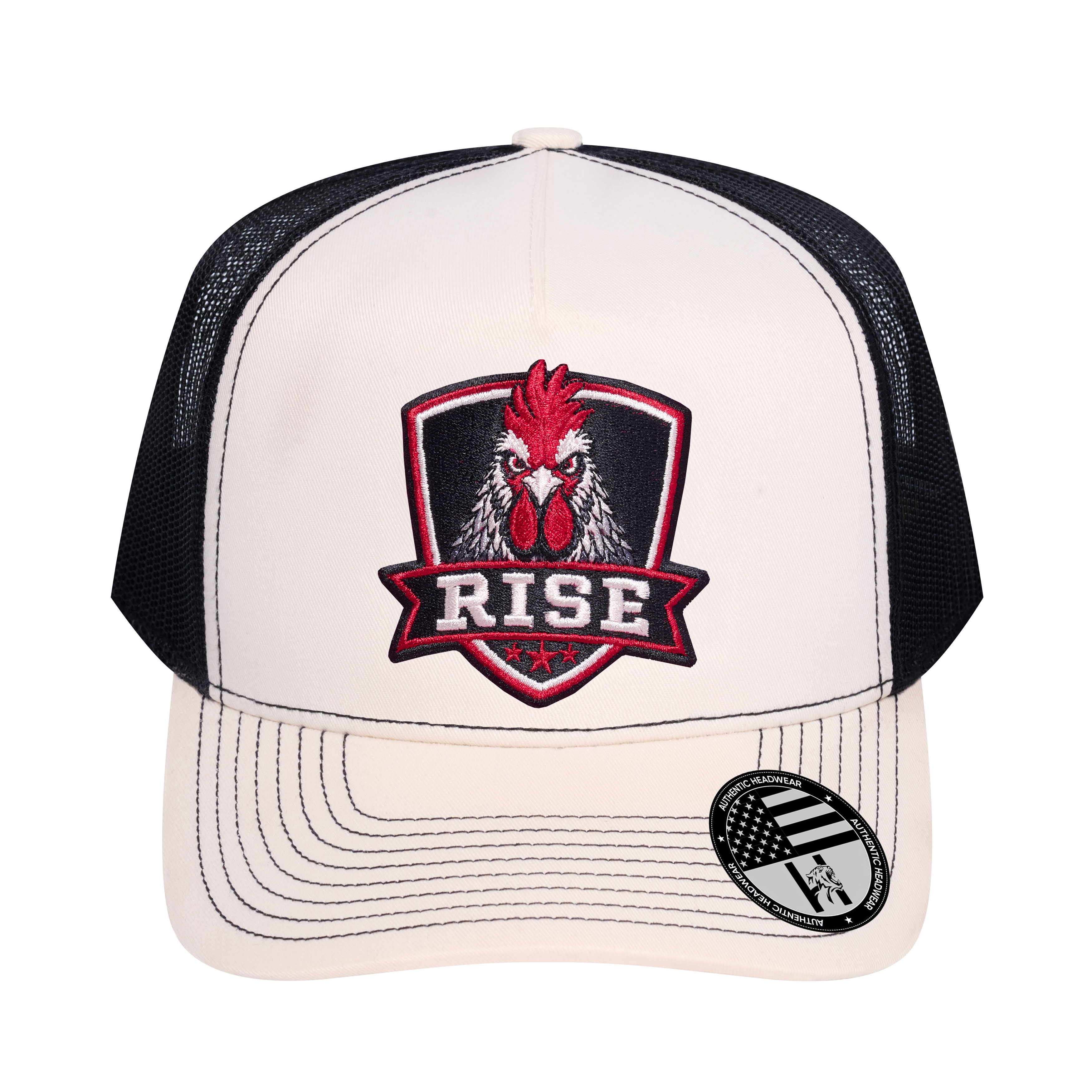 The Rise Rooster 5-Panel Trucker Hat