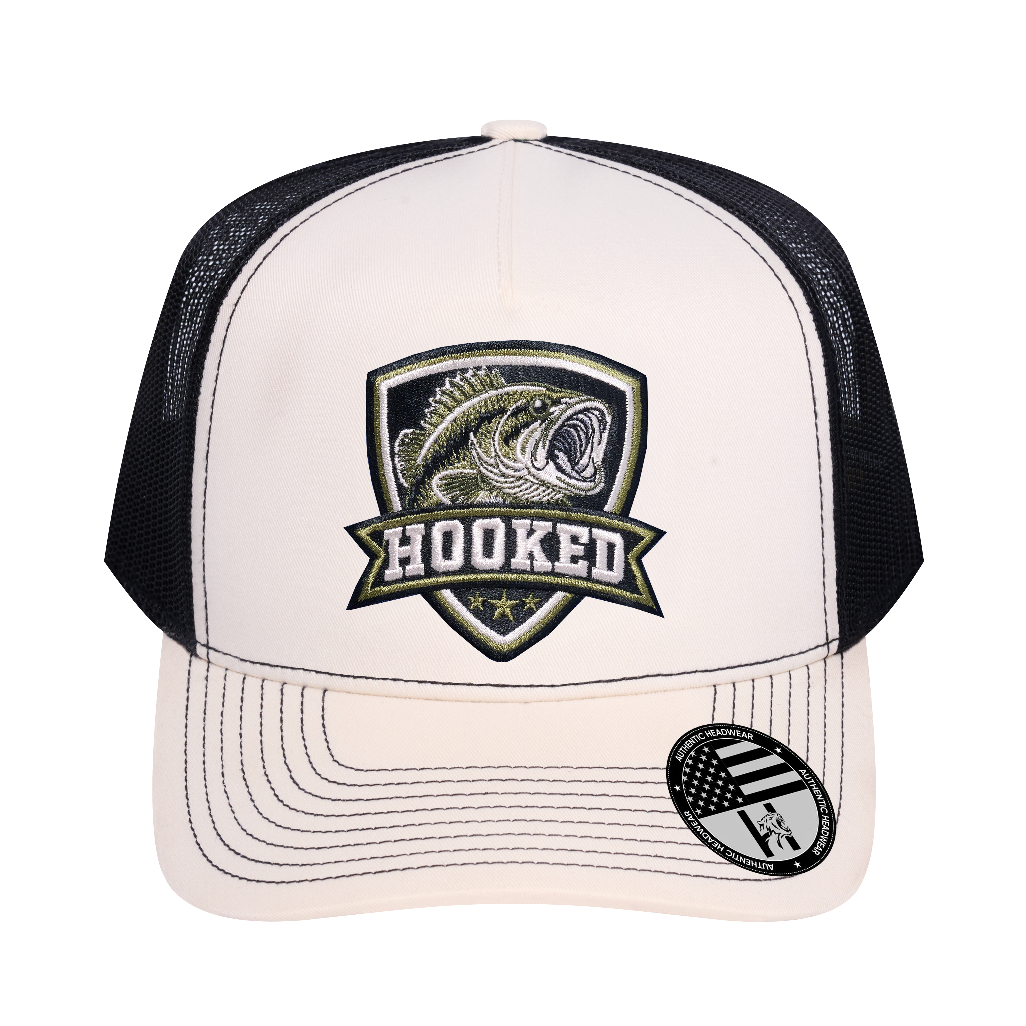 The Hooked Fishing 5-Panel Trucker Hat