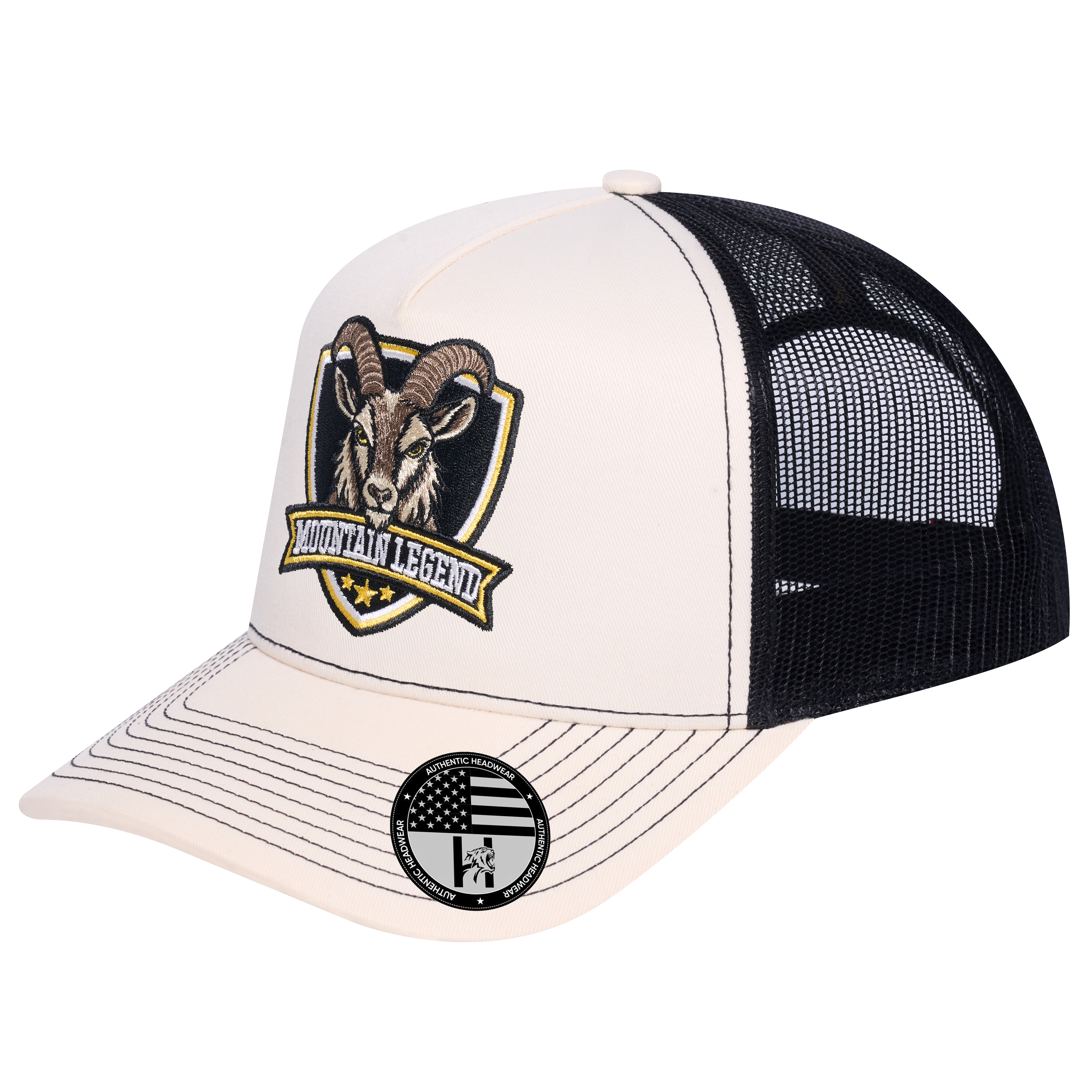 The Mountain Legend Goat 5-Panel Trucker Hat