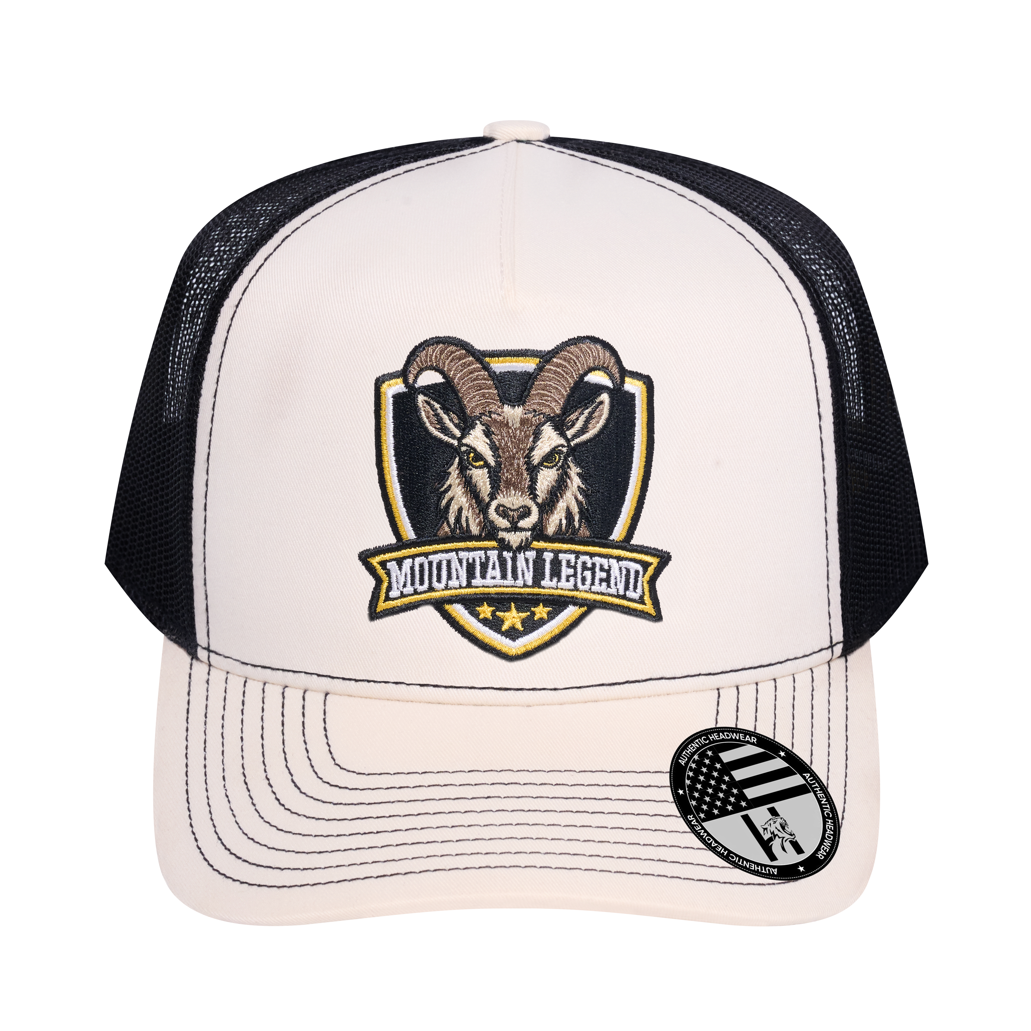 The Mountain Legend Goat 5-Panel Trucker Hat
