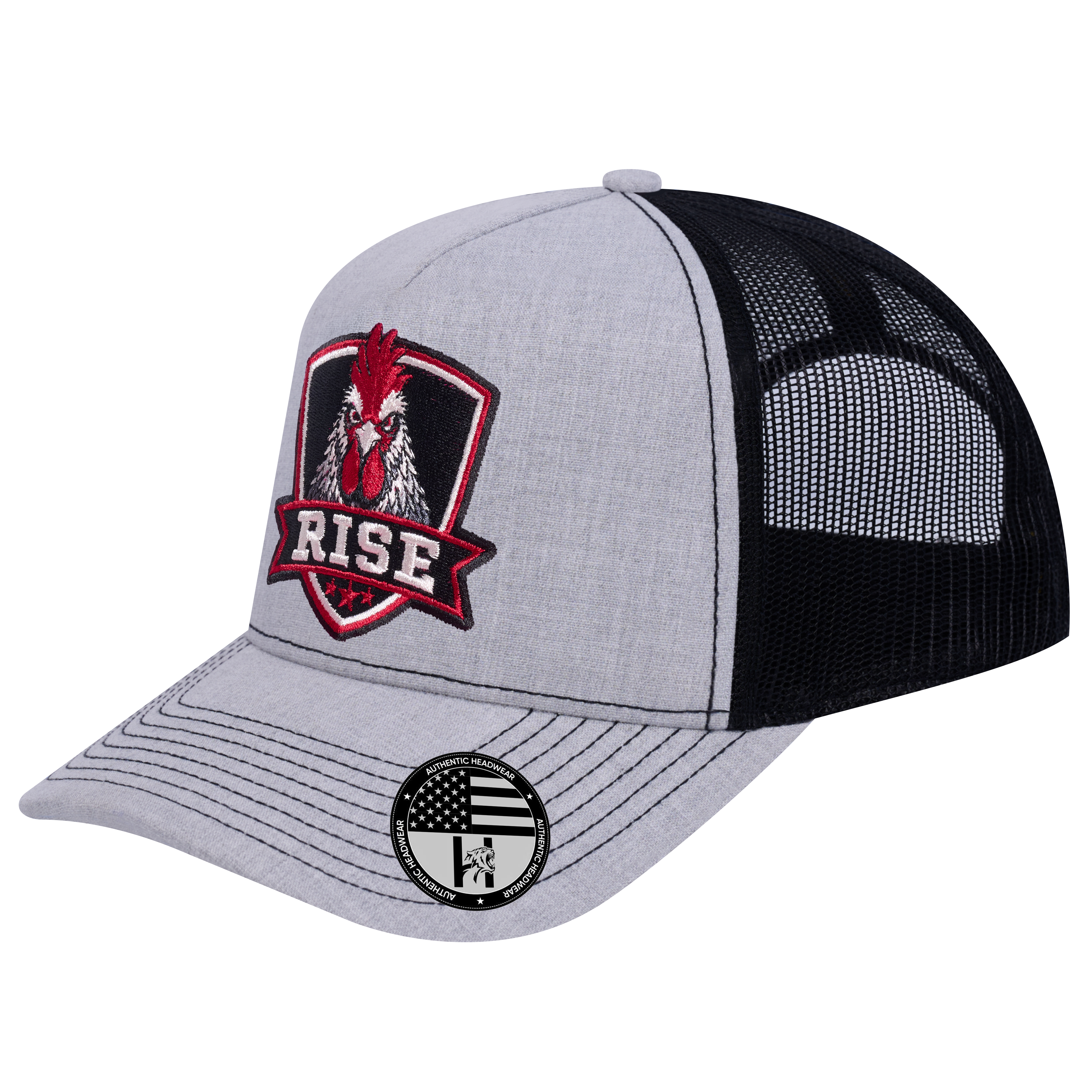 The Rise Rooster 5-Panel Trucker Hat