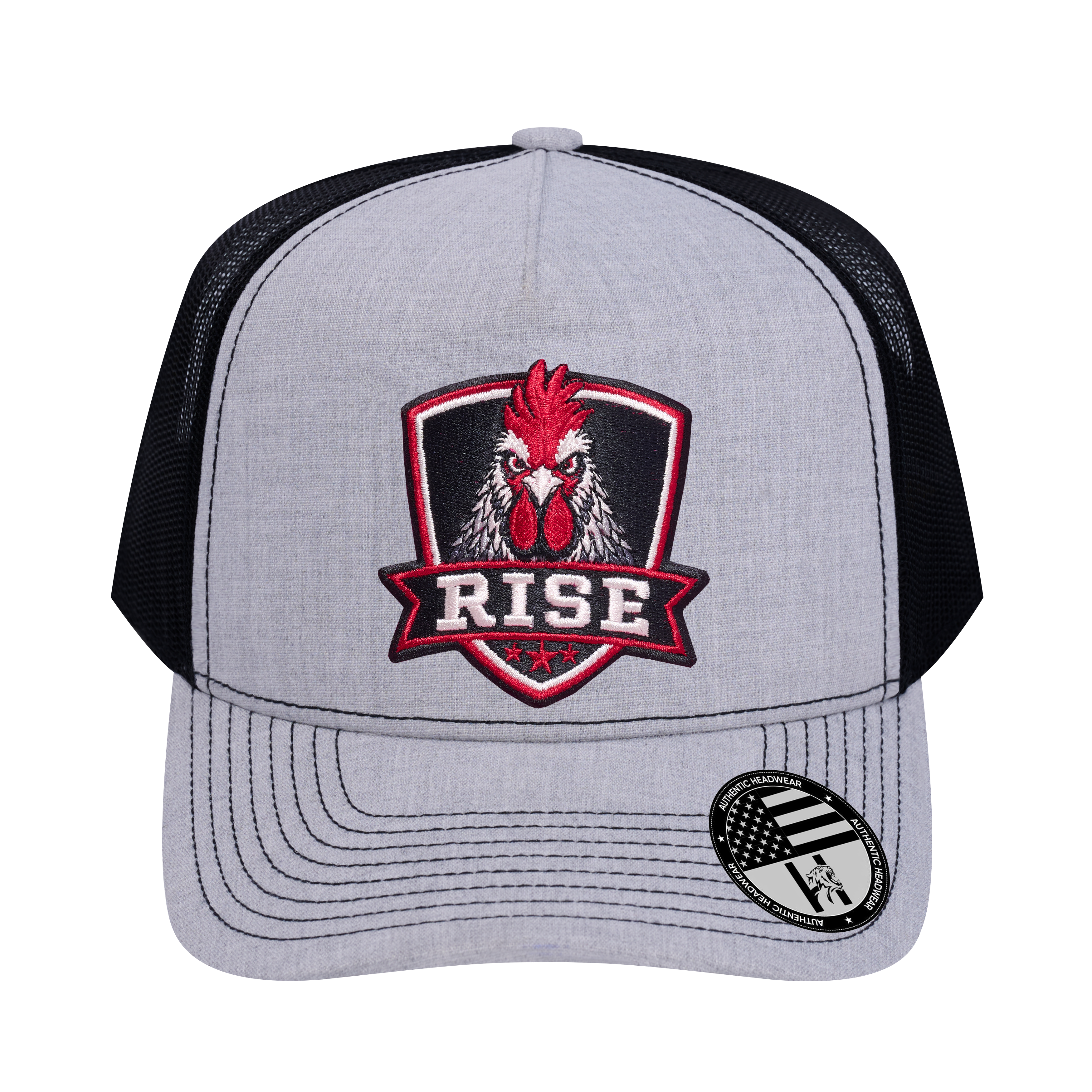The Rise Rooster 5-Panel Trucker Hat