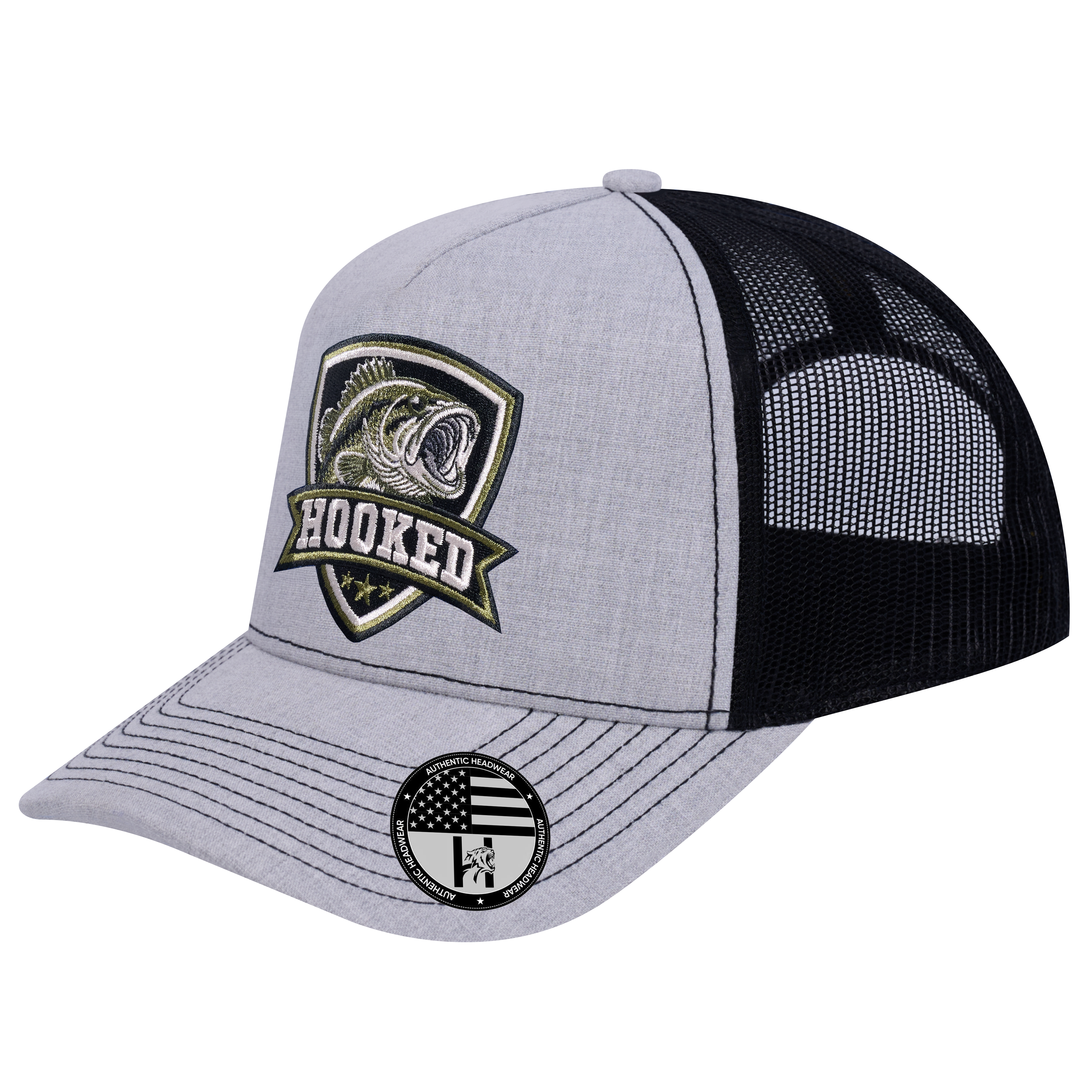 The Hooked Fishing 5-Panel Trucker Hat