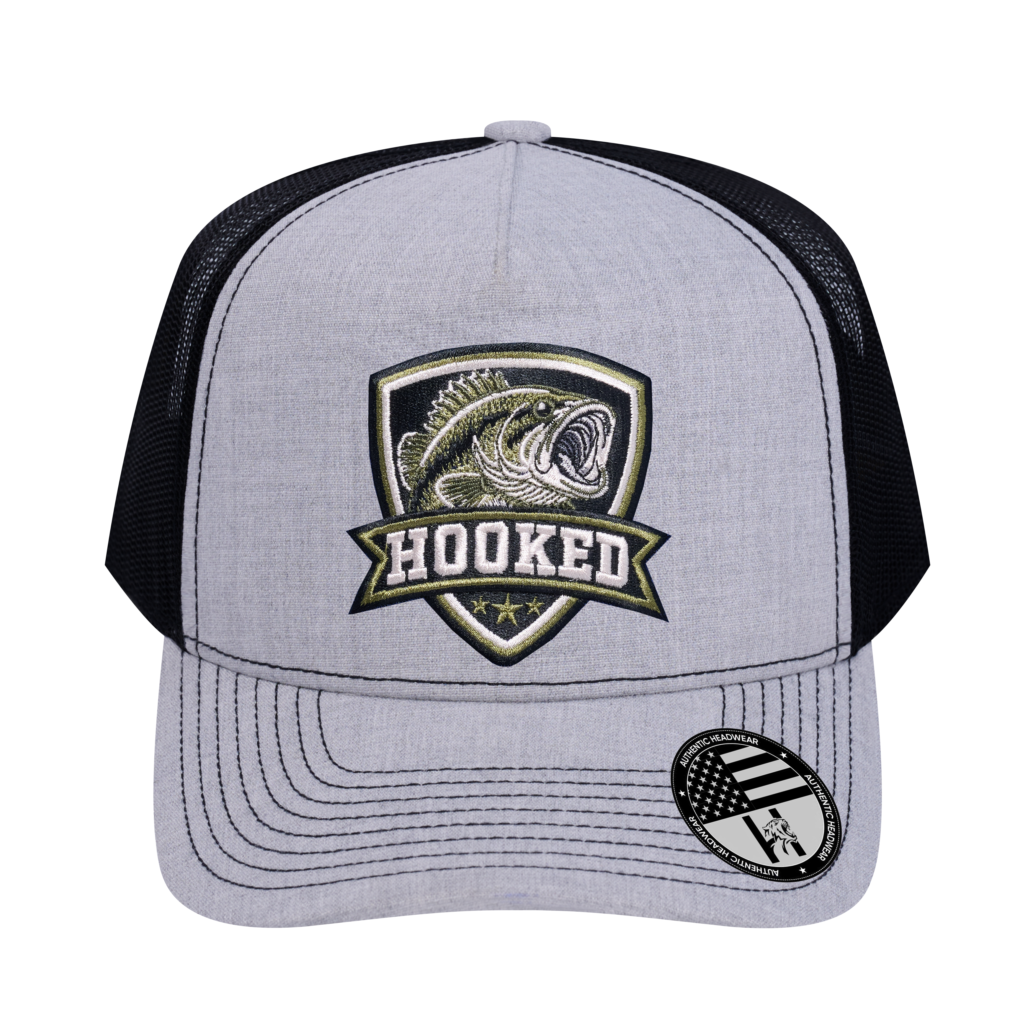 The Hooked Fishing 5-Panel Trucker Hat