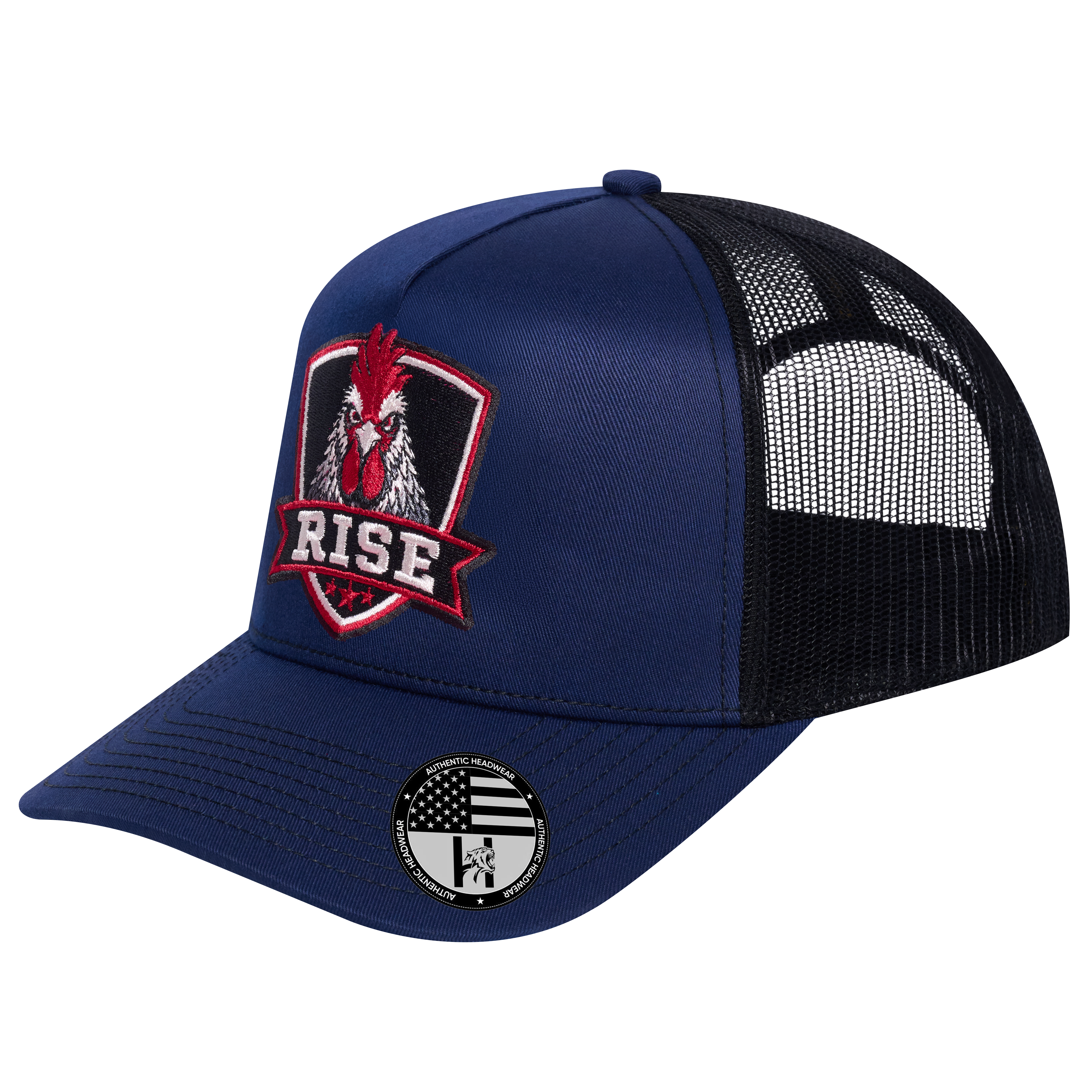The Rise Rooster 5-Panel Trucker Hat