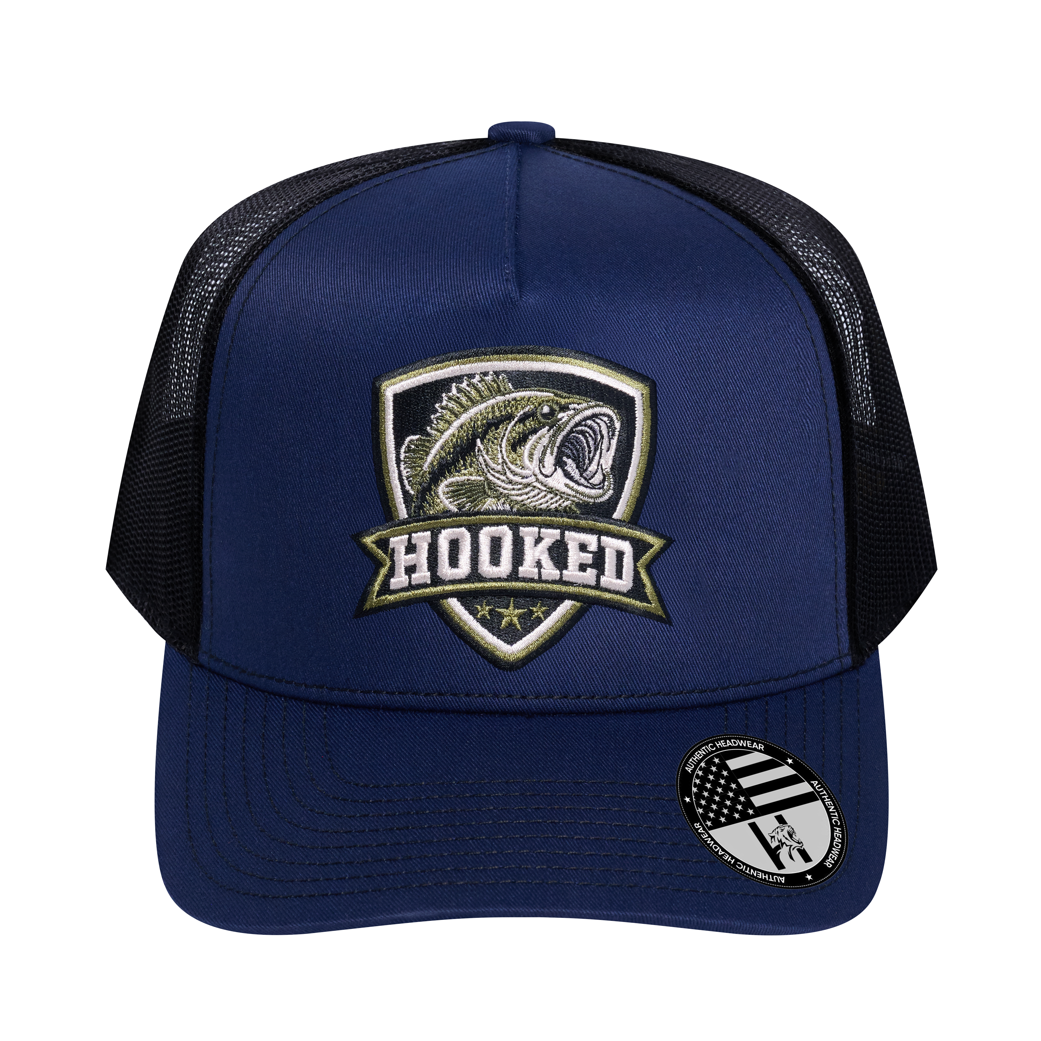 The Hooked Fishing 5-Panel Trucker Hat