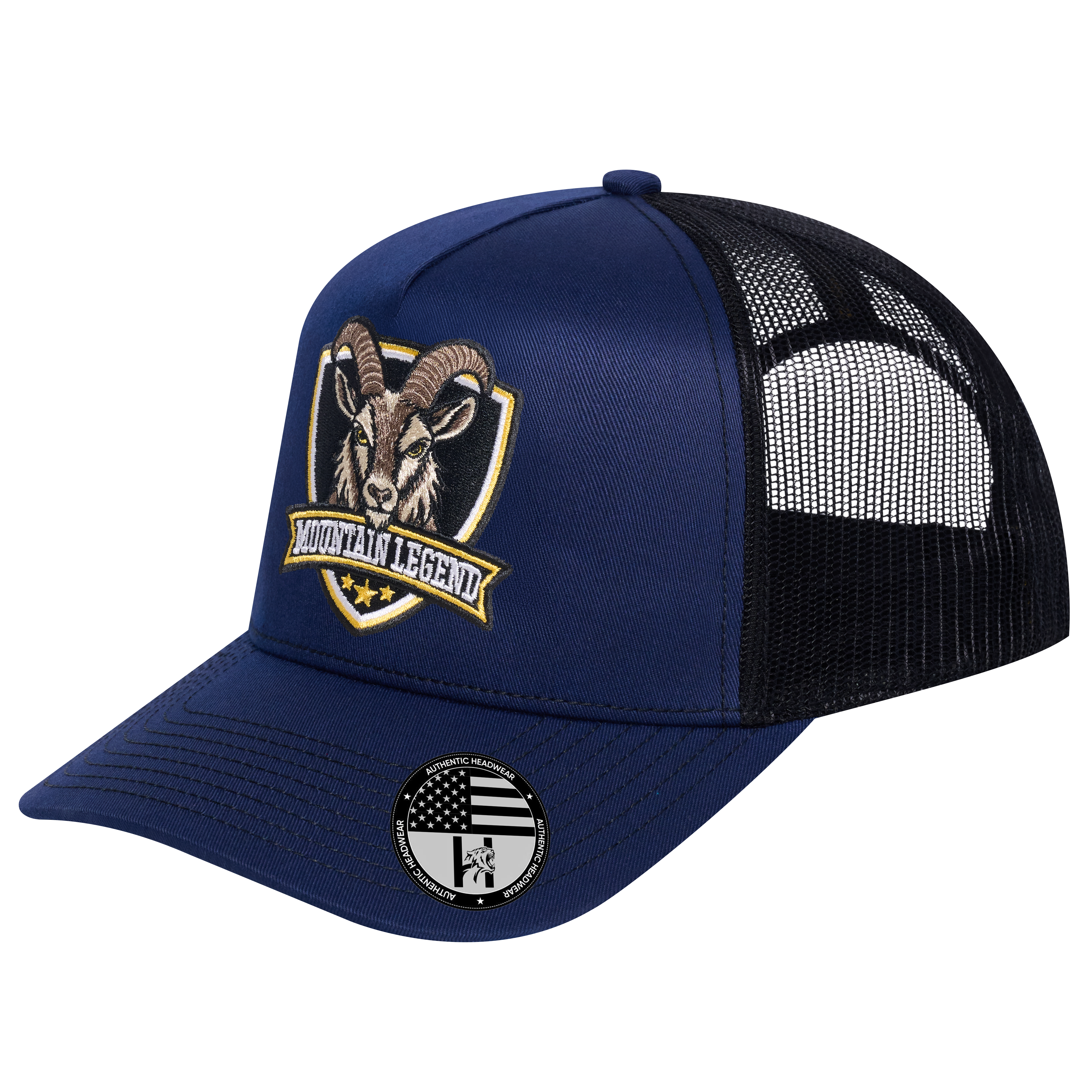 The Mountain Legend Goat 5-Panel Trucker Hat