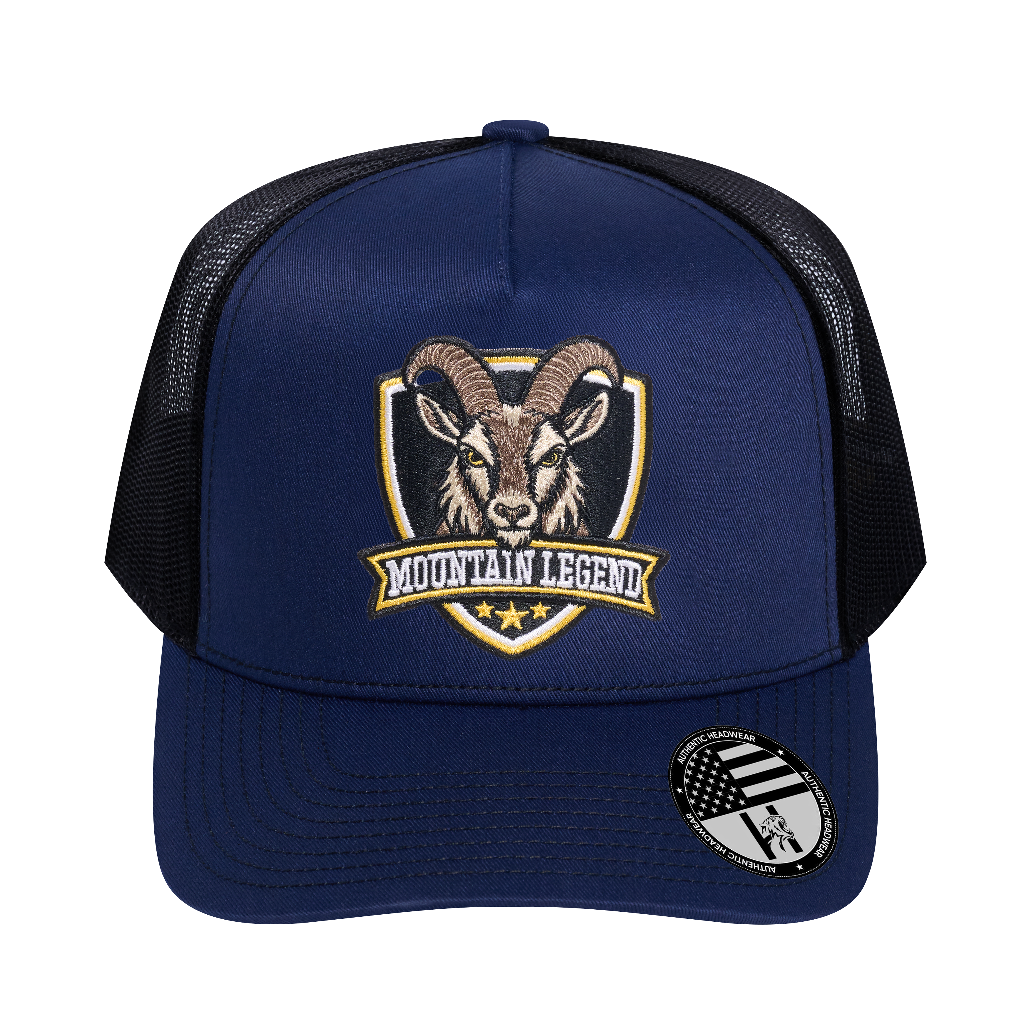 The Mountain Legend Goat 5-Panel Trucker Hat