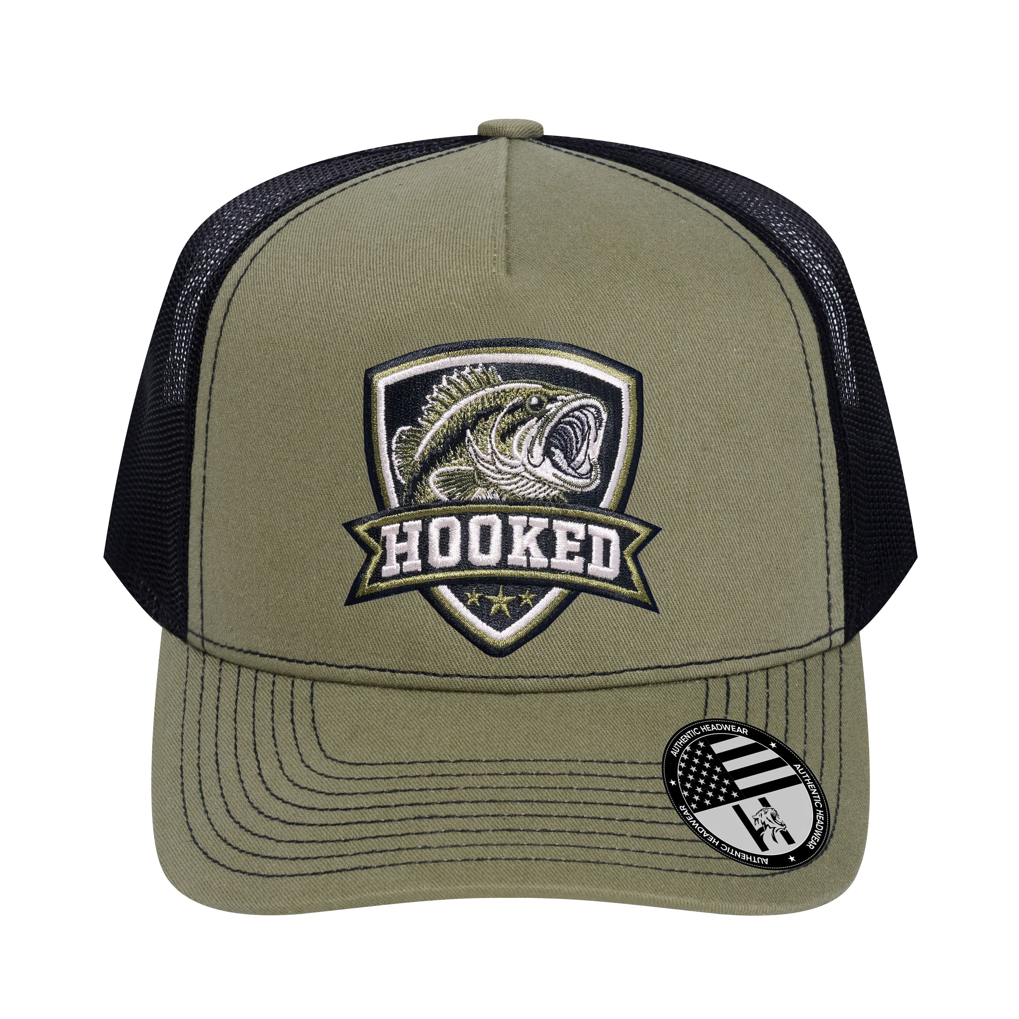 The Hooked Fishing 5-Panel Trucker Hat