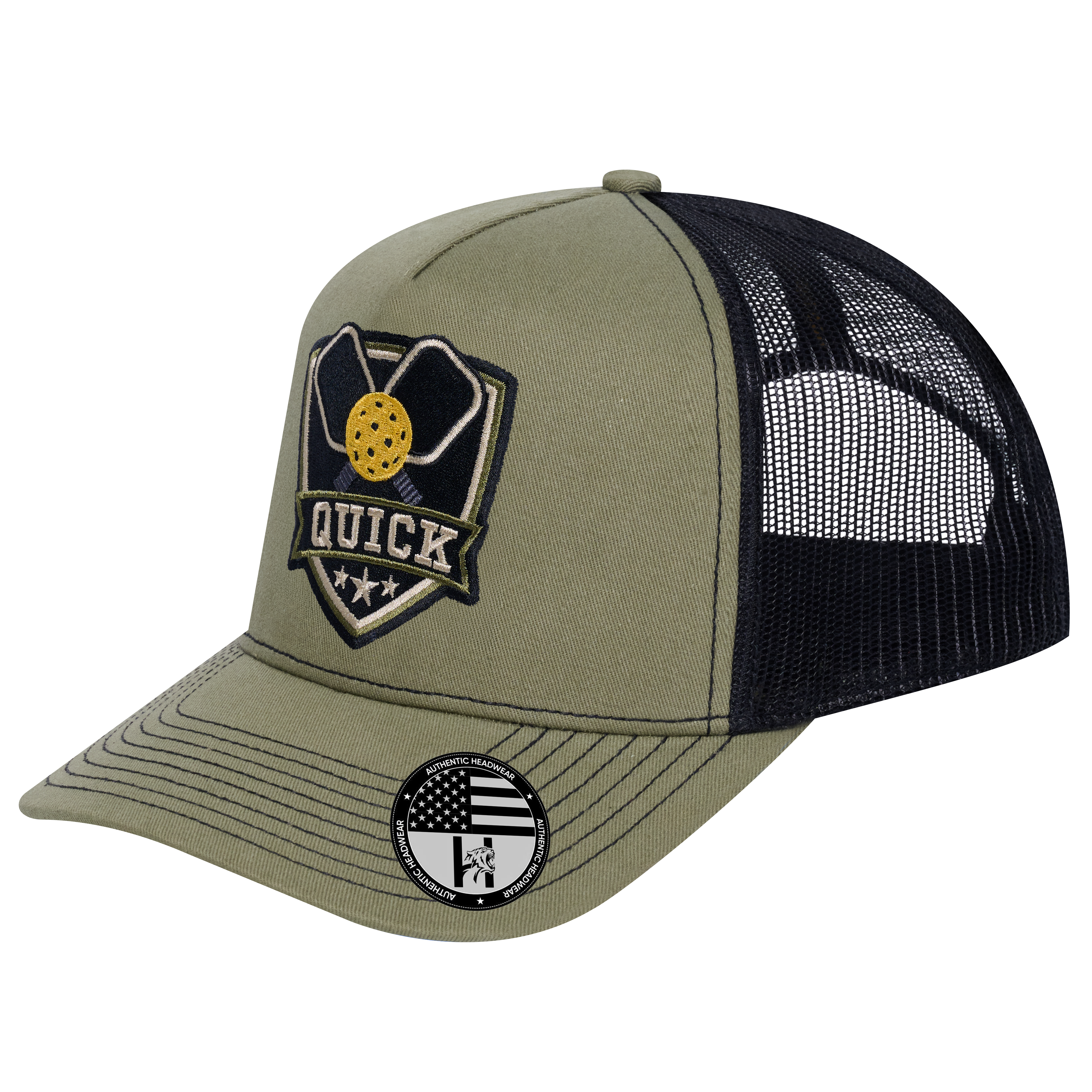 The Quick Pickleball 5-Panel Trucker Hat