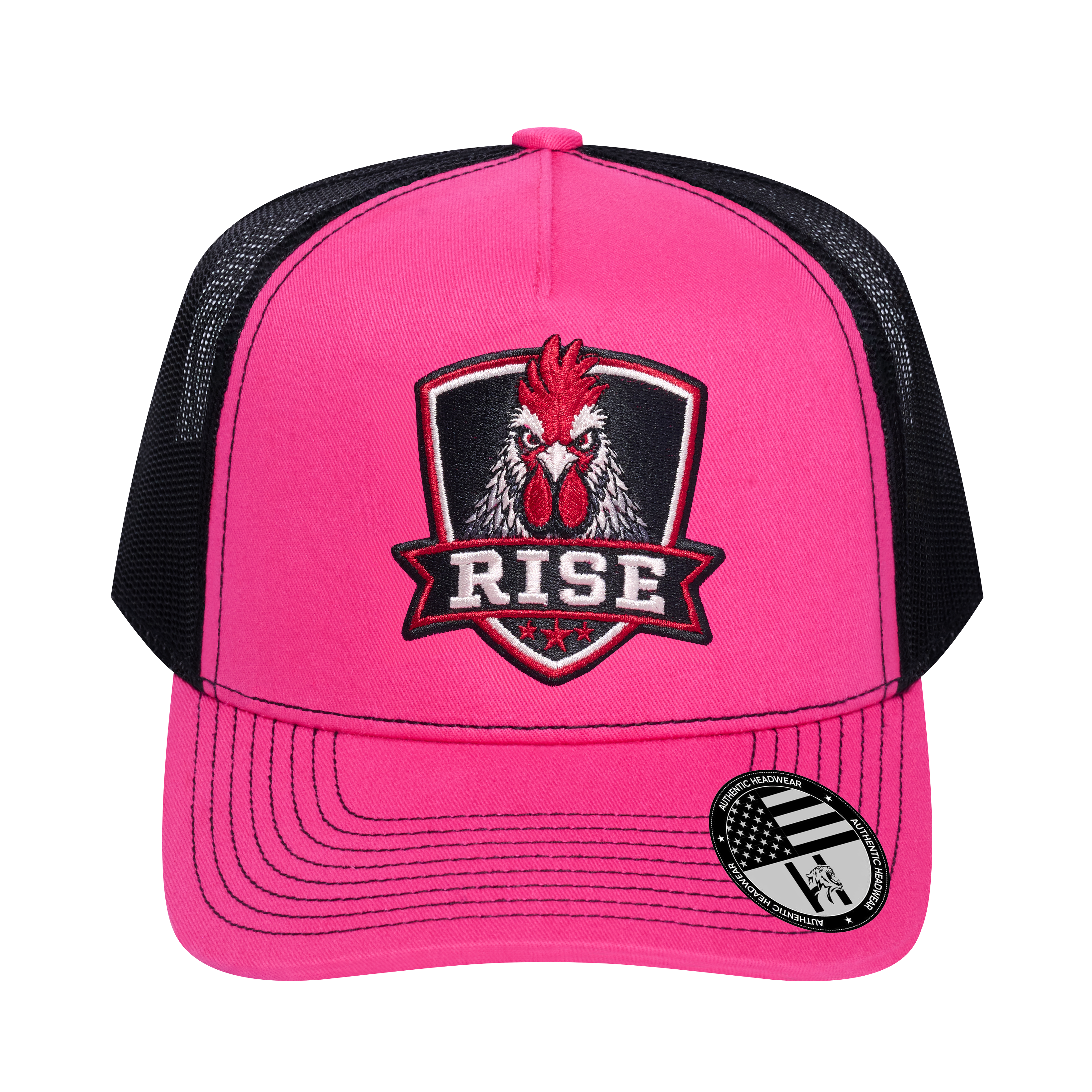 The Rise Rooster 5-Panel Trucker Hat
