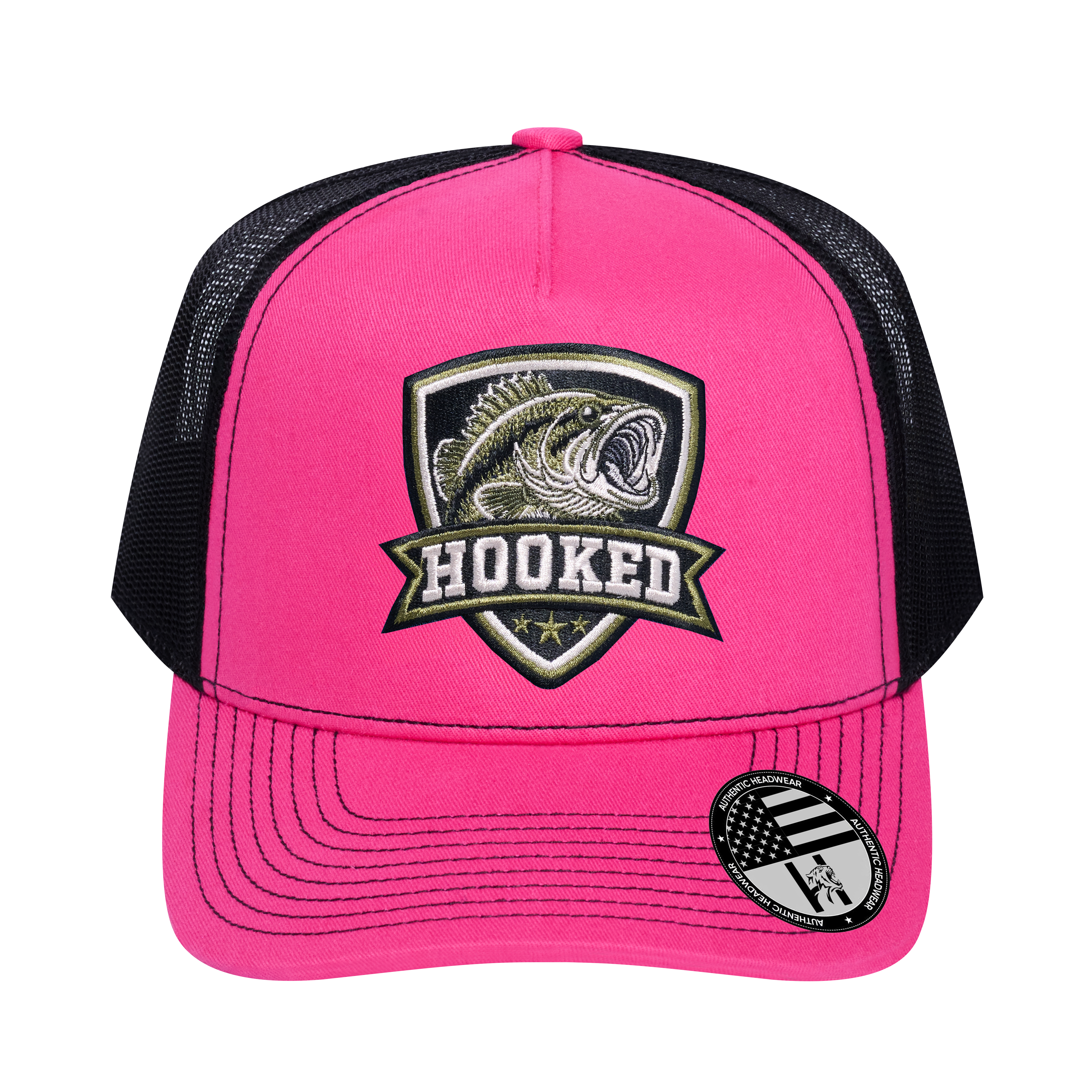 The Hooked Fishing 5-Panel Trucker Hat
