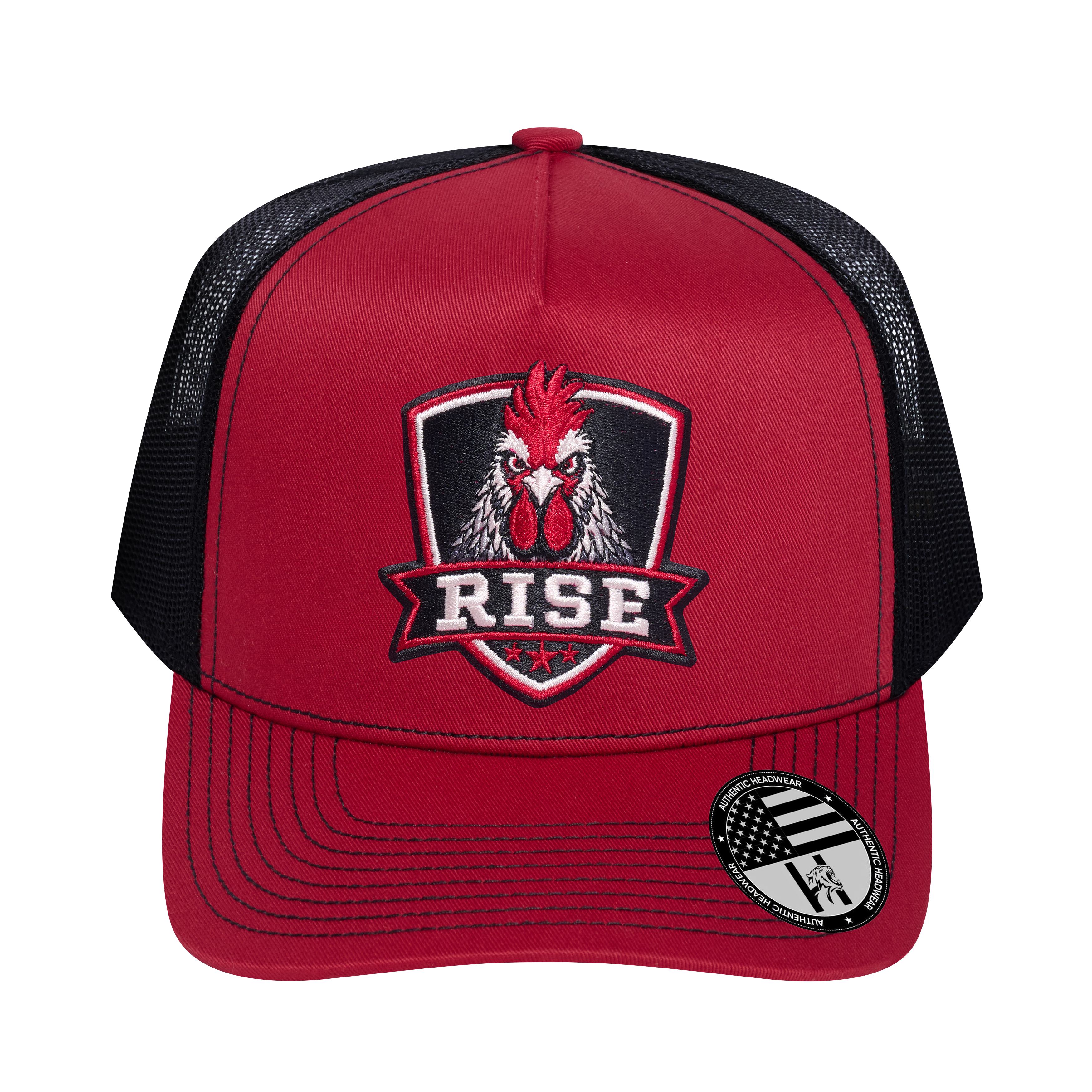 The Rise Rooster 5-Panel Trucker Hat