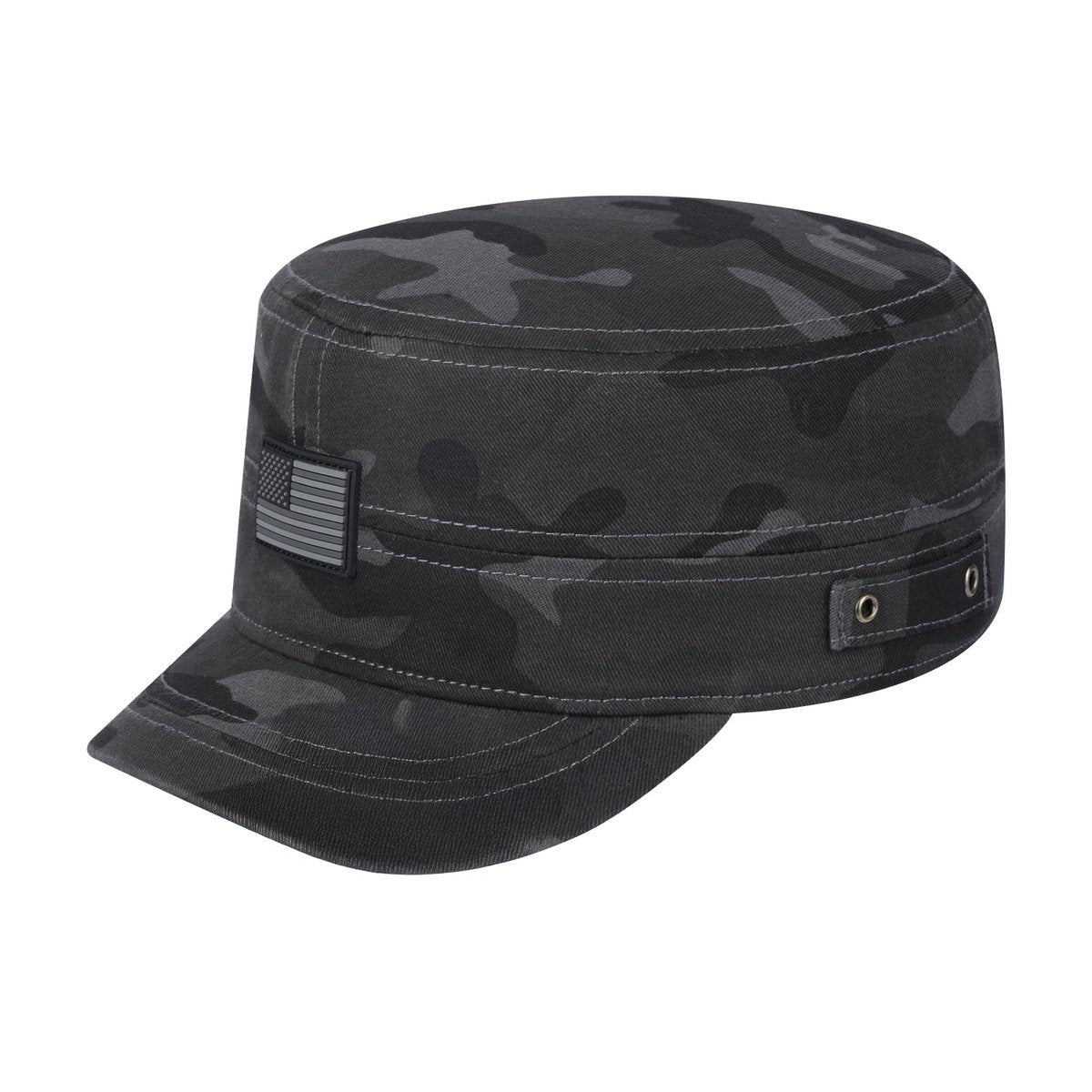 Rubber the US Flag Military Hat